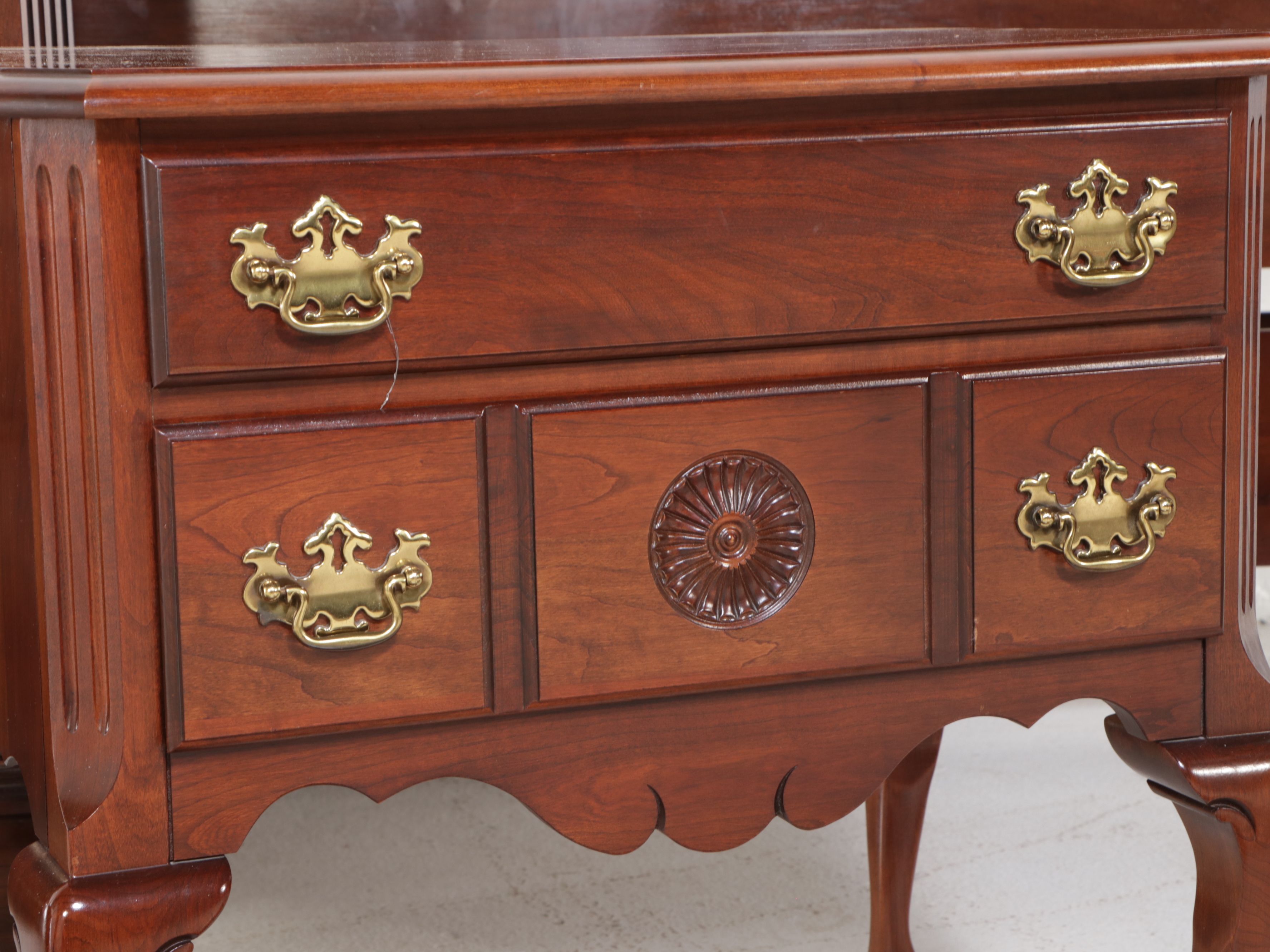 Queen Anne Style Cherry Bedroom Suite Including Ethan Allen, Pennsylvania House