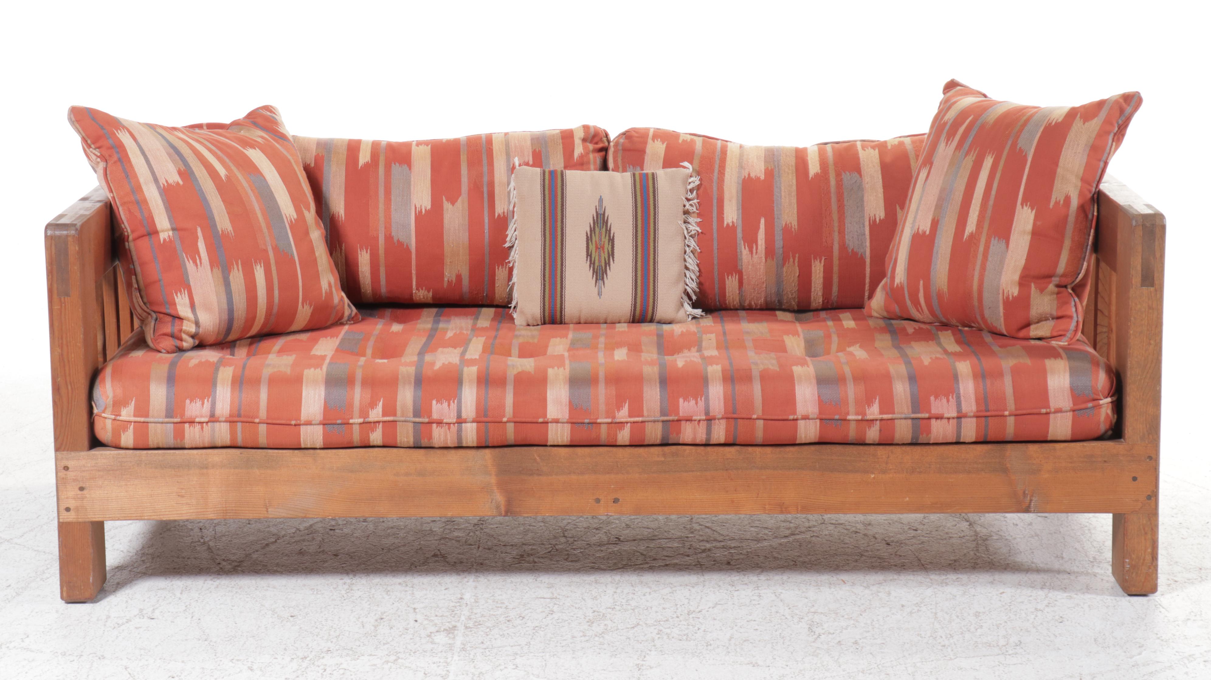 Rustic Style Pine Sofa