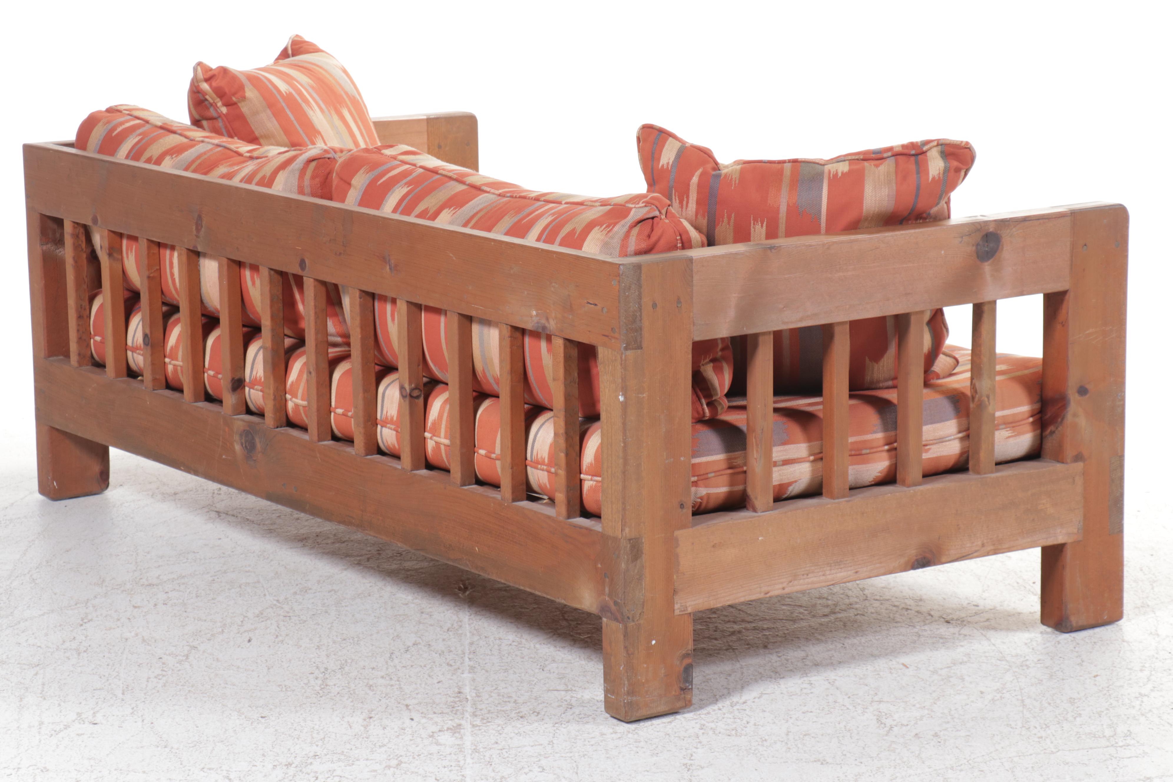 Rustic Style Pine Sofa