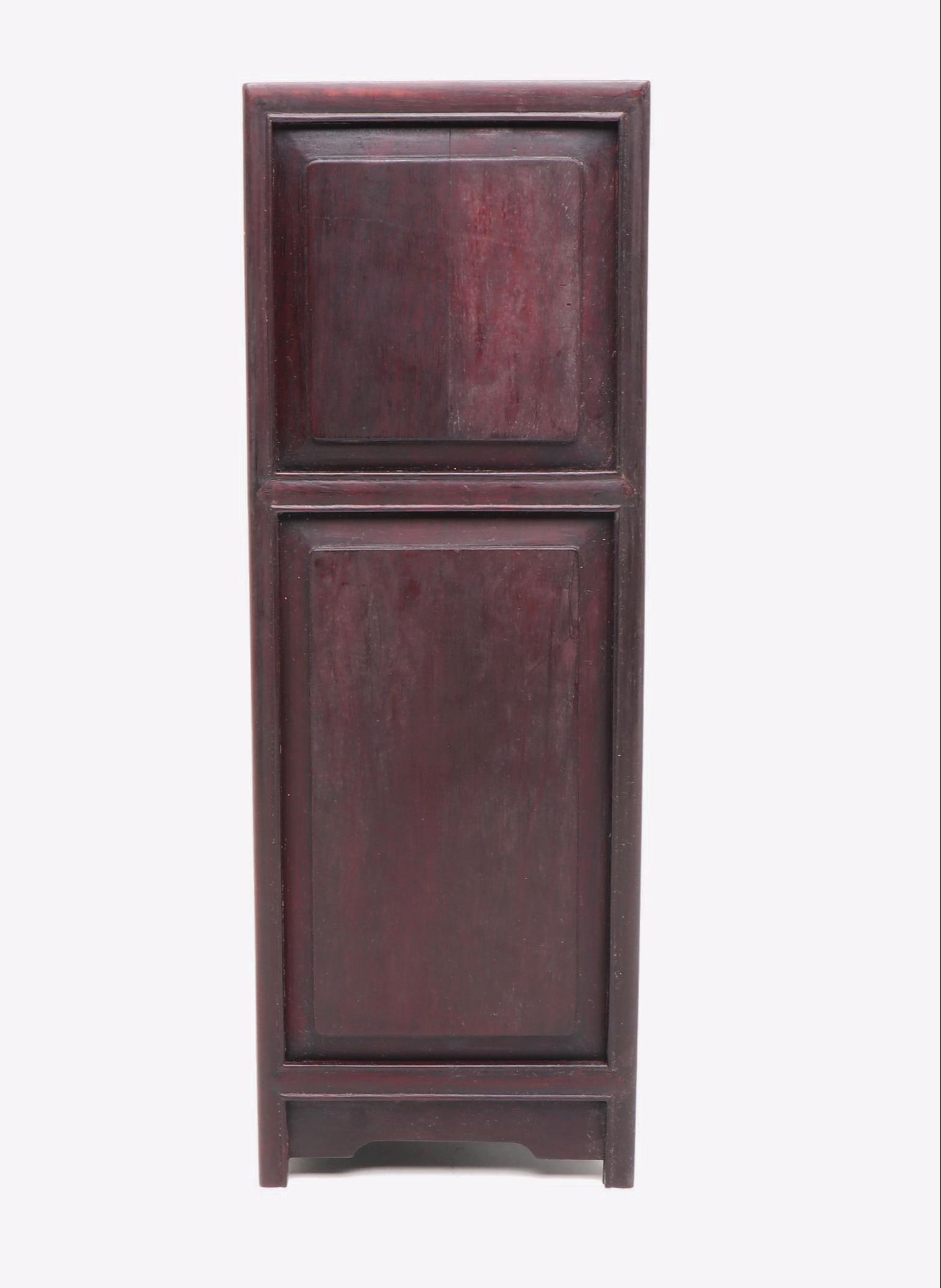 Chinoiserie Carved Wood Cabinet, Mid to Late 20th Century