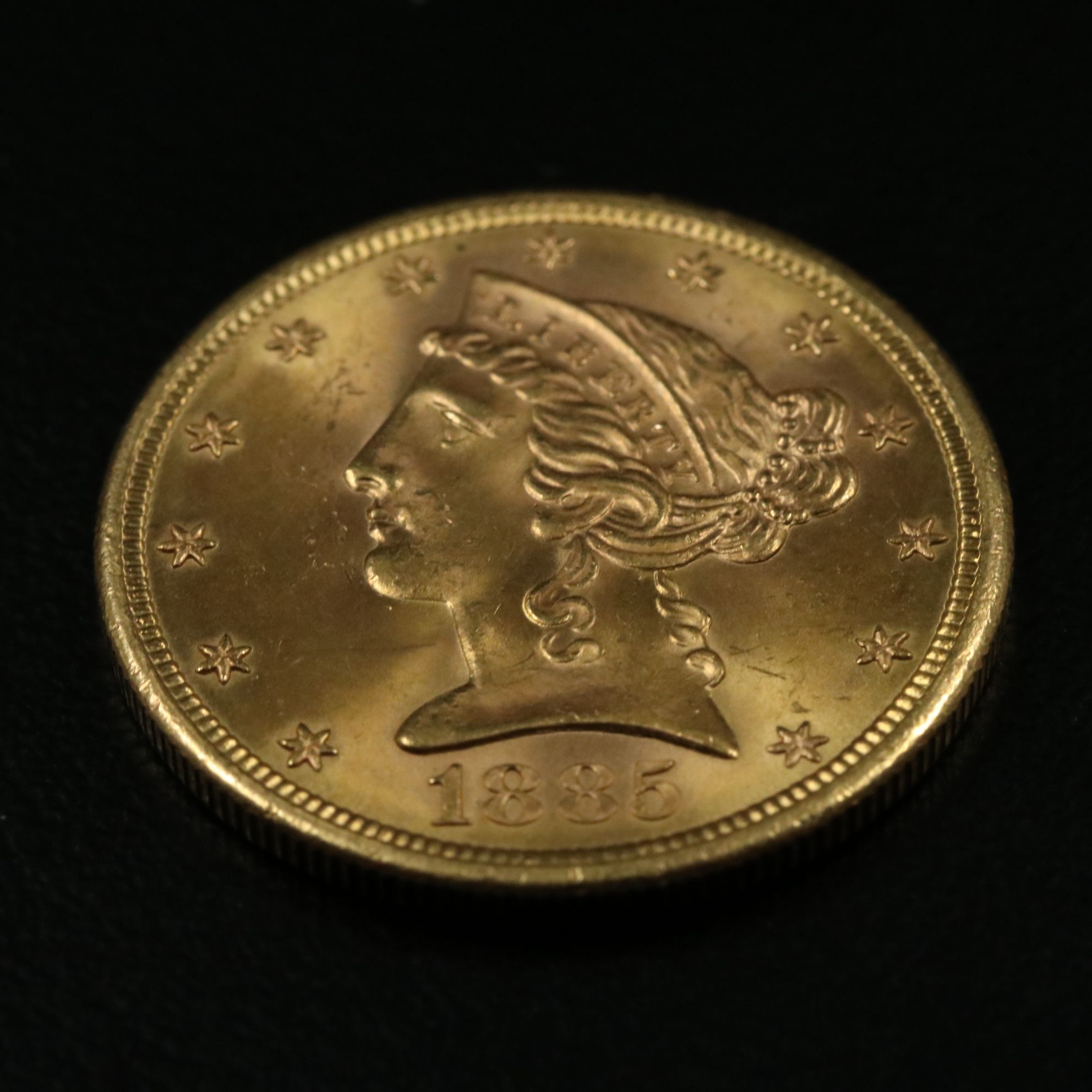 1885-S Liberty Head $5 Gold Coin