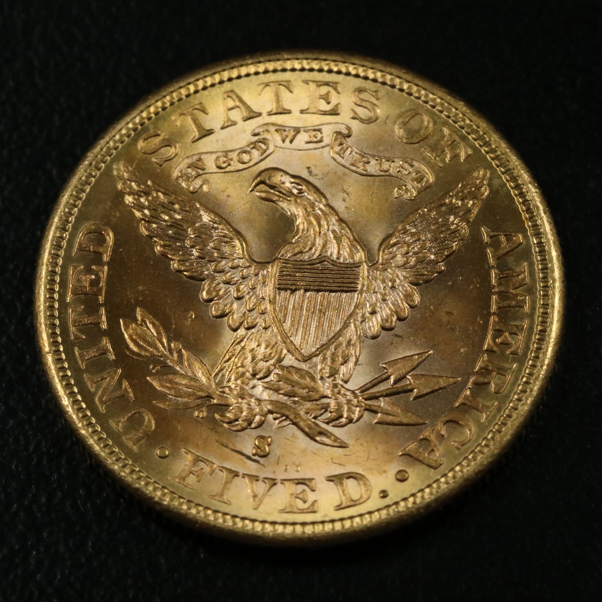 1885-S Liberty Head $5 Gold Coin