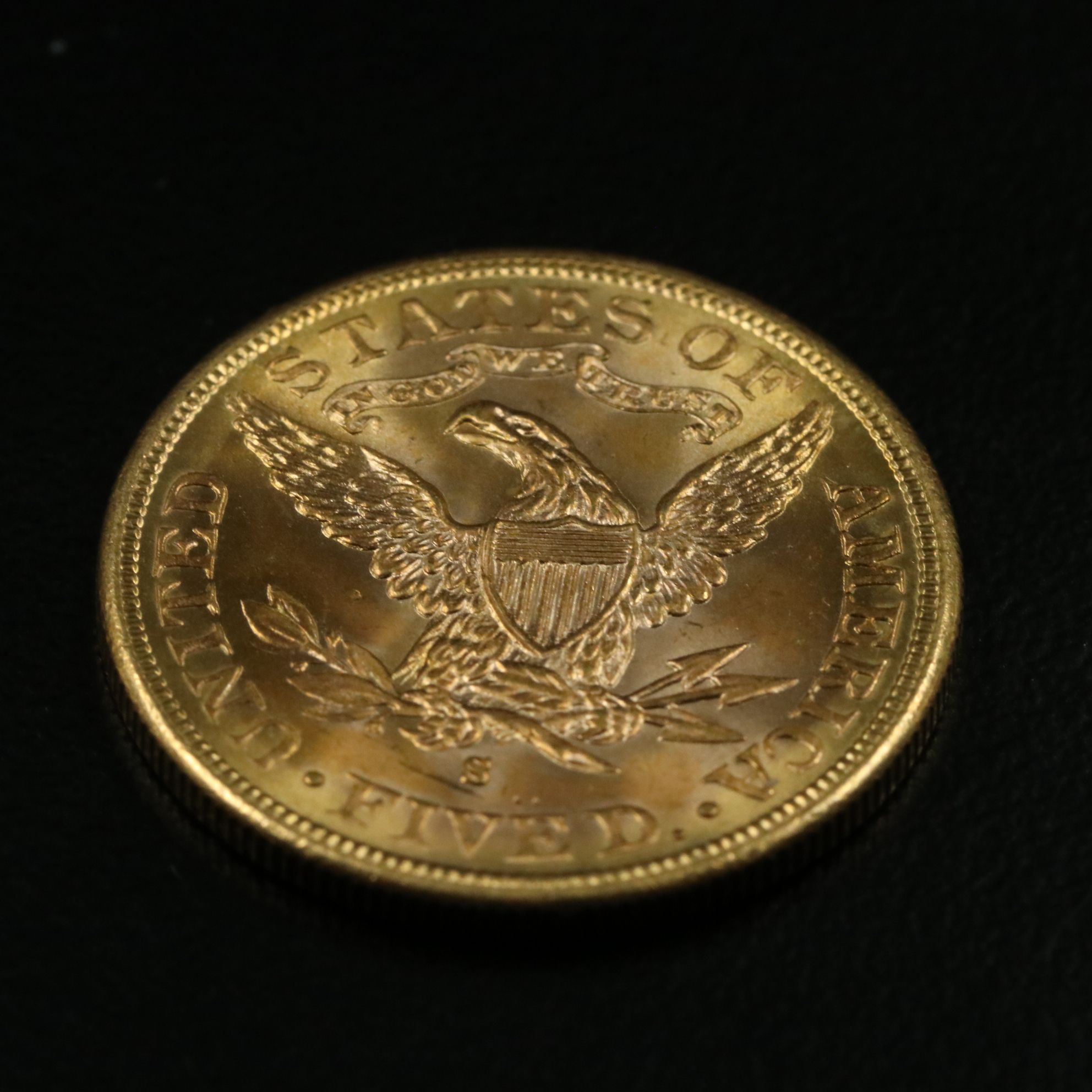 1885-S Liberty Head $5 Gold Coin