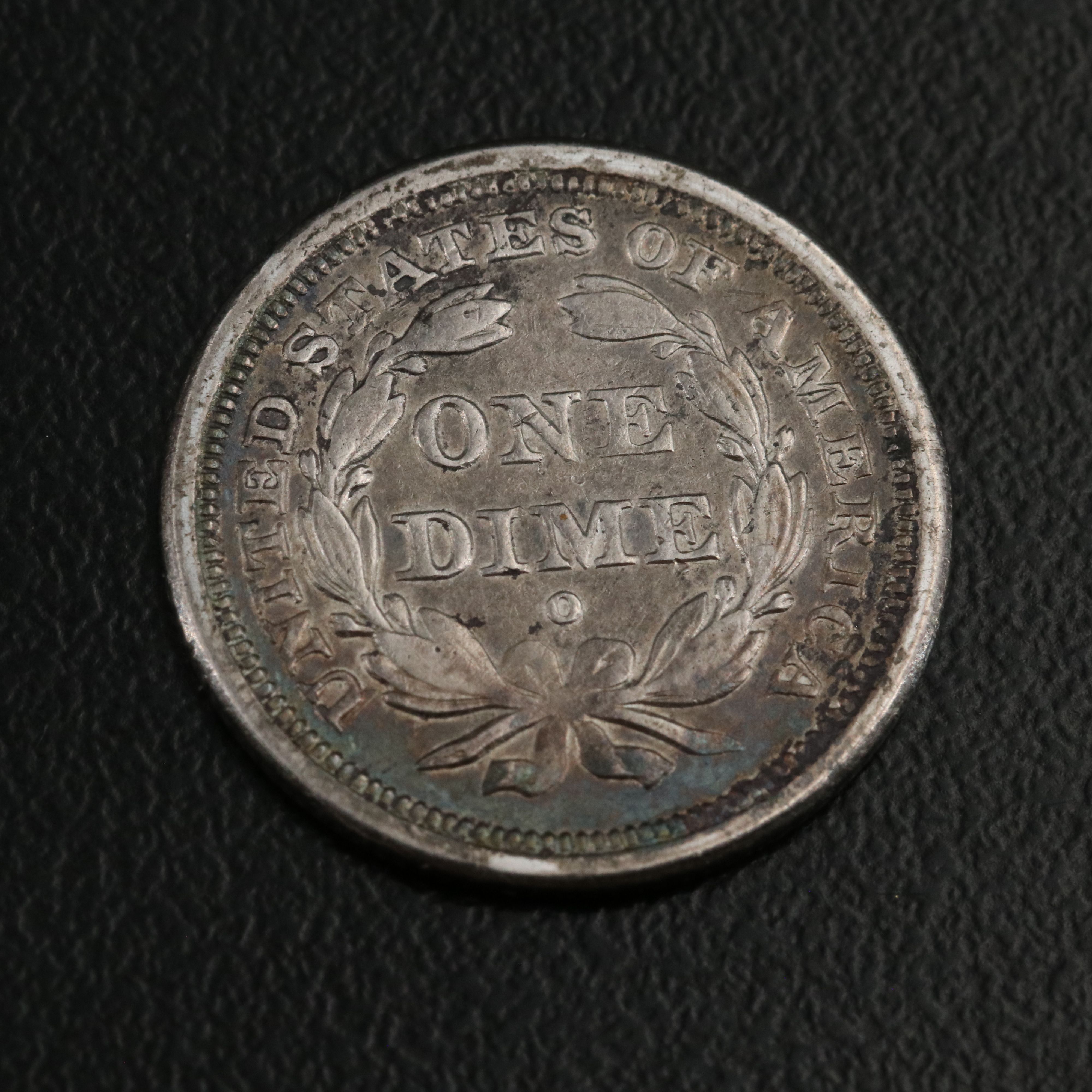 Three Different Seated Liberty Dimes: 1841-O, 1857, and 1891-S