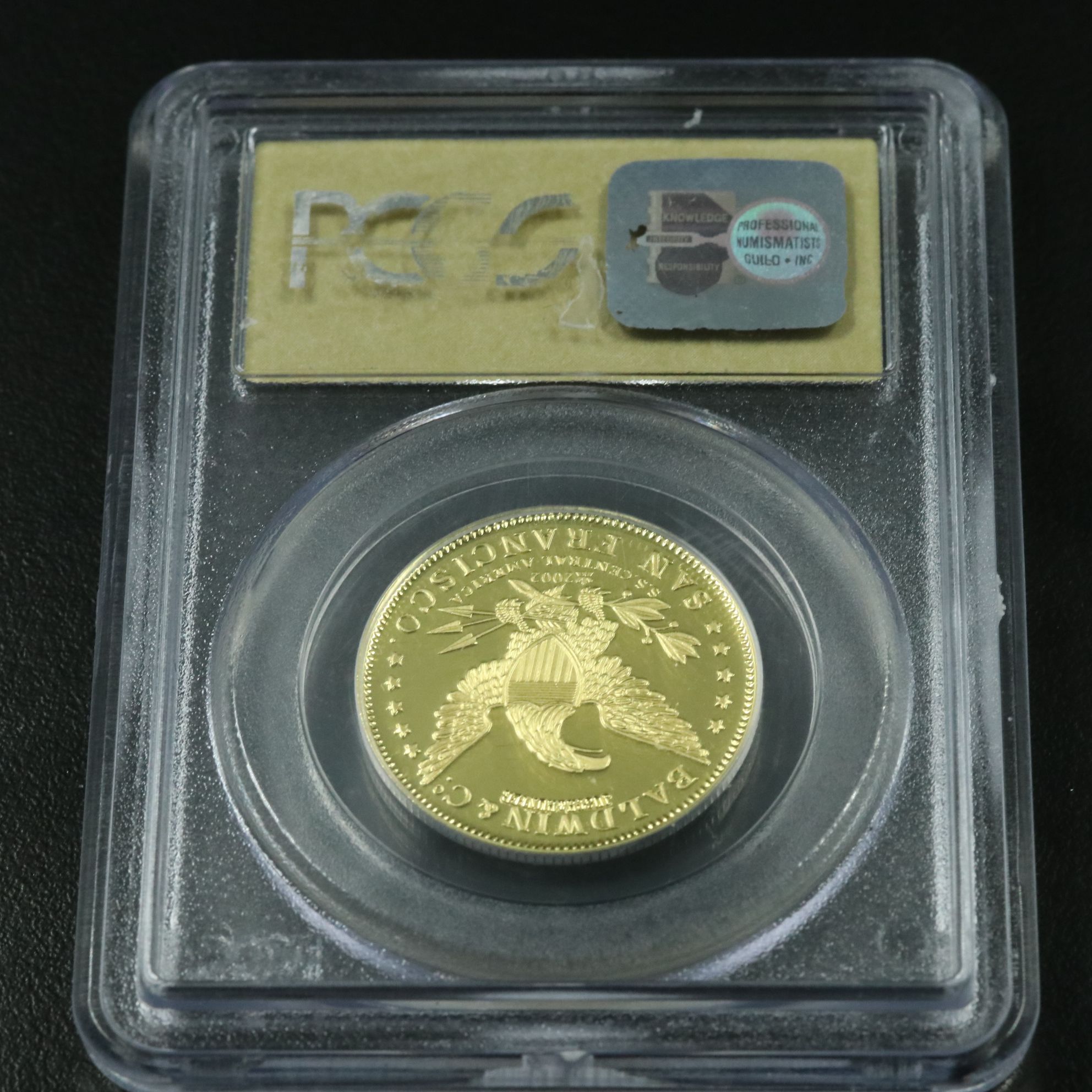 PCGS Deep Cameo Proof 1857/0 $10 Gold 49er Horsemen Proof Restrike