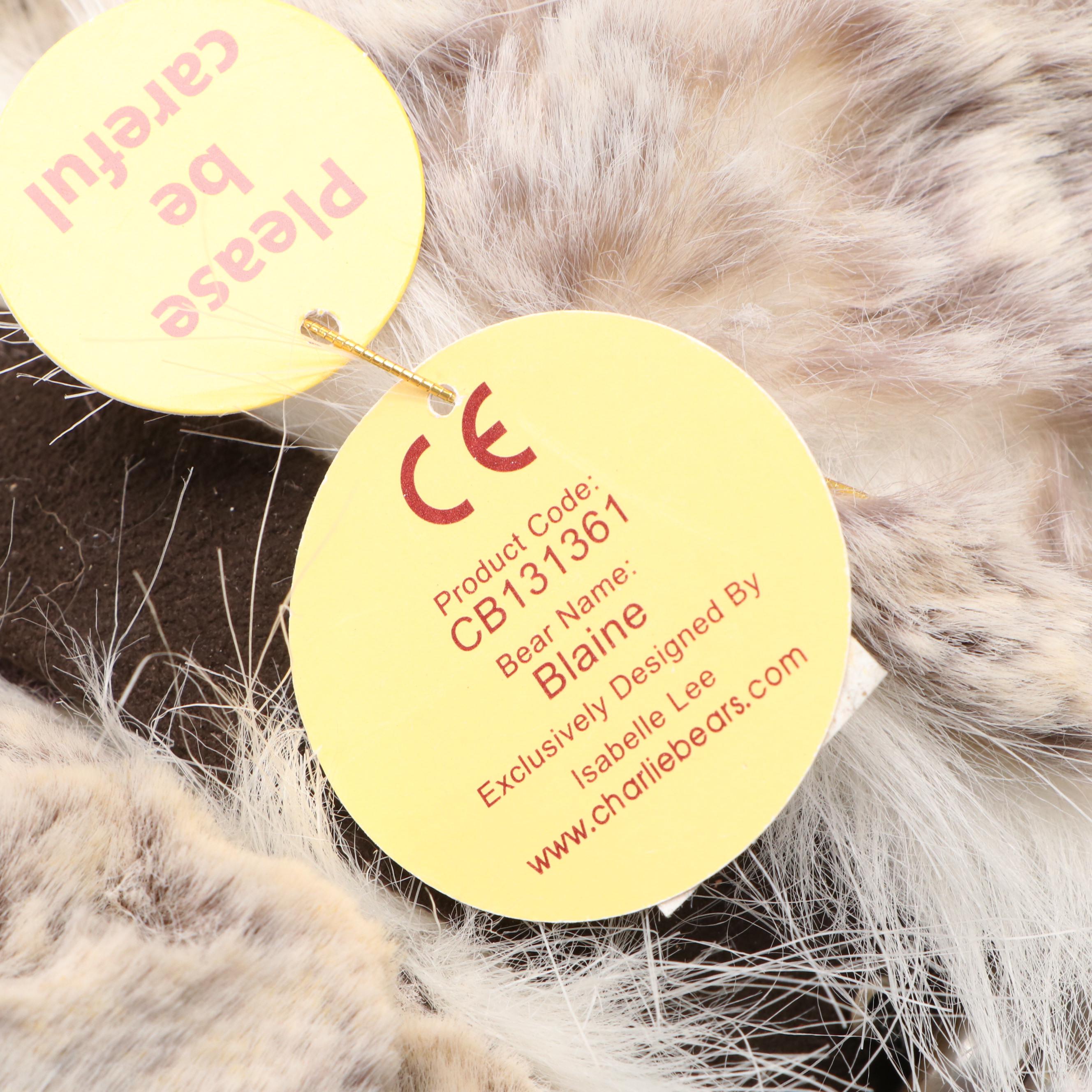 Charlie Bear "Blaine," "Anniversary William" and More Teddy Bears