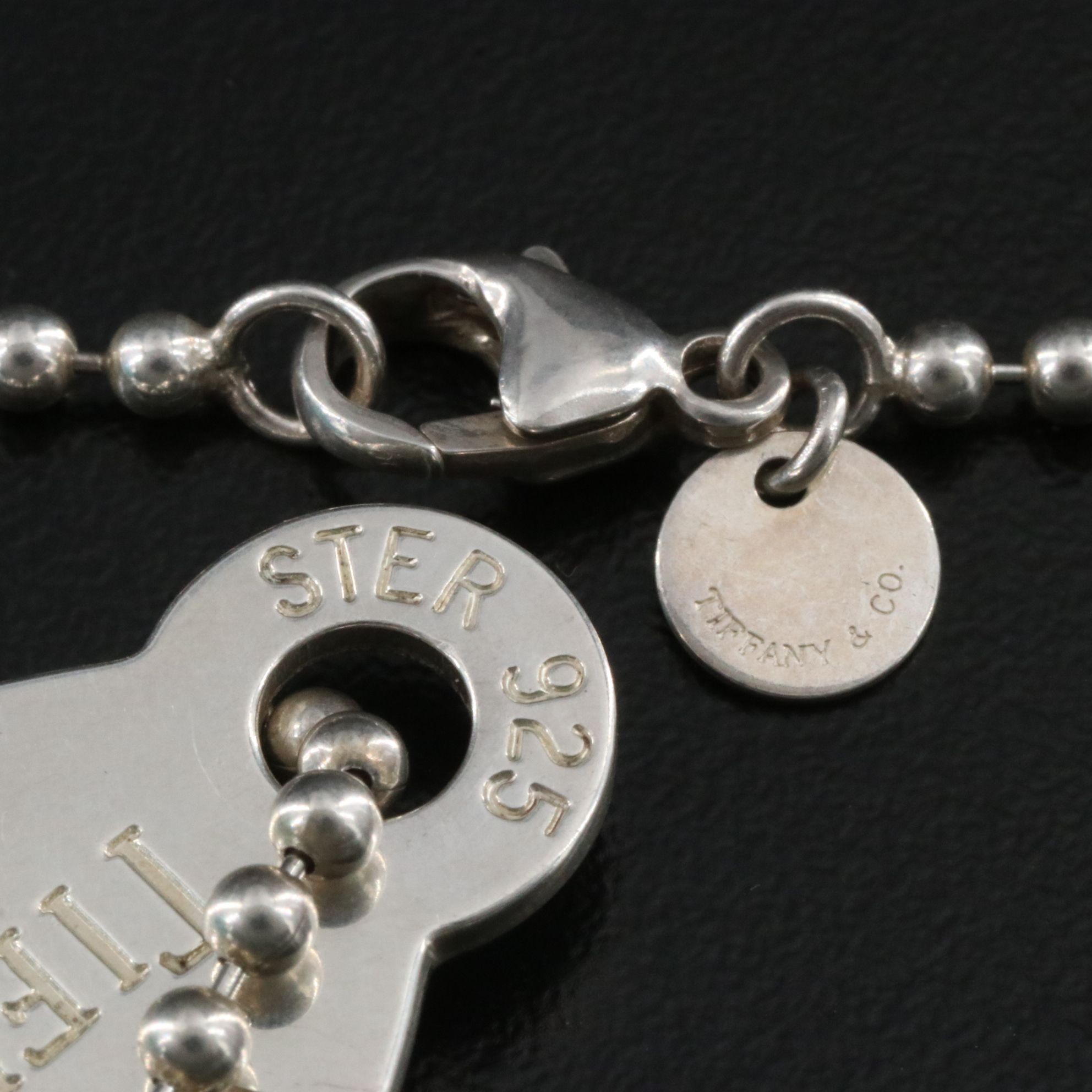 Tiffany & Co. Return to Tiffany Sterling Oval Tag Necklace