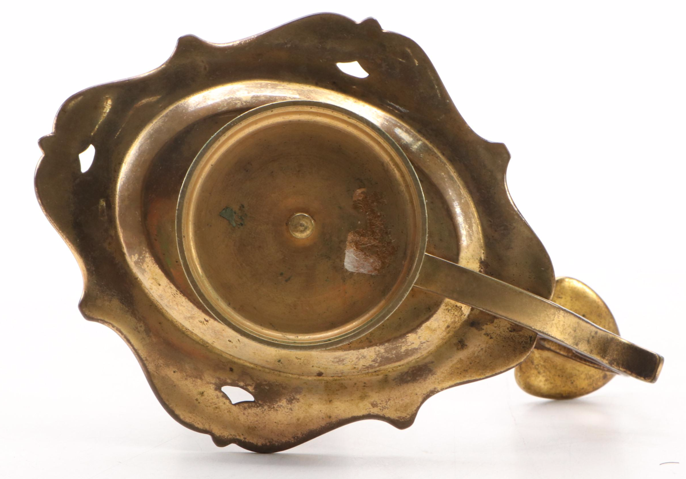 Napoleon III Style Cloisonné Figural Chamberstick and Art Nouveau Style Vase