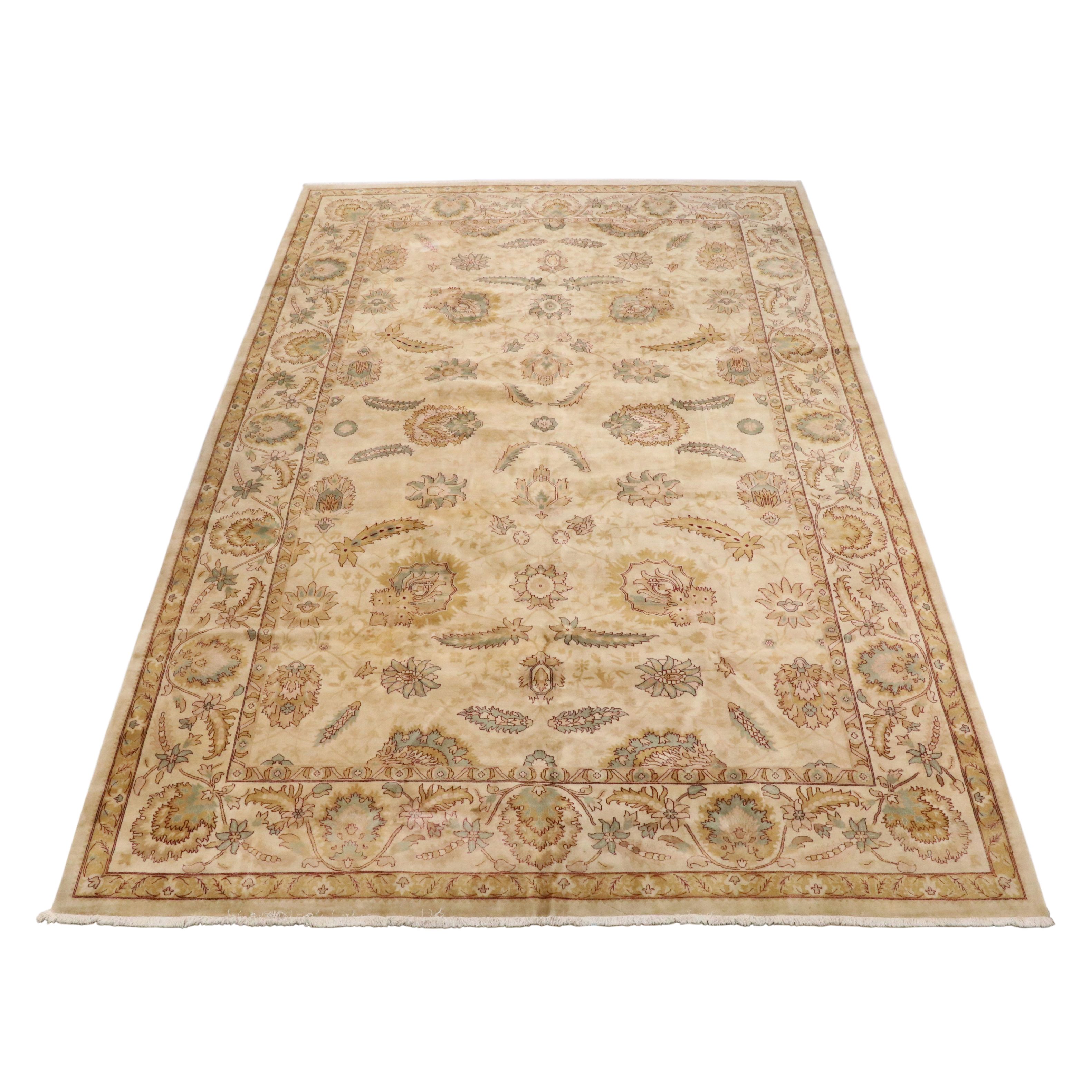 11'9 x 17'9 Hand-Knotted Pakistani Peshawar Room Sized Rug