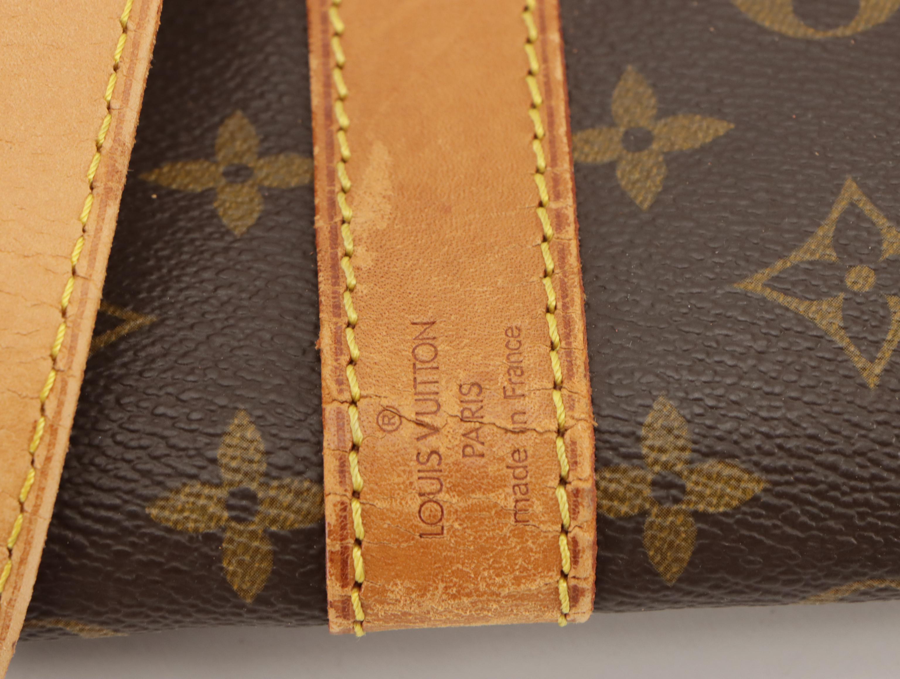 Louis Vuitton Keepall 55 Bandoulière in Monogram Canvas and Vachetta Leather