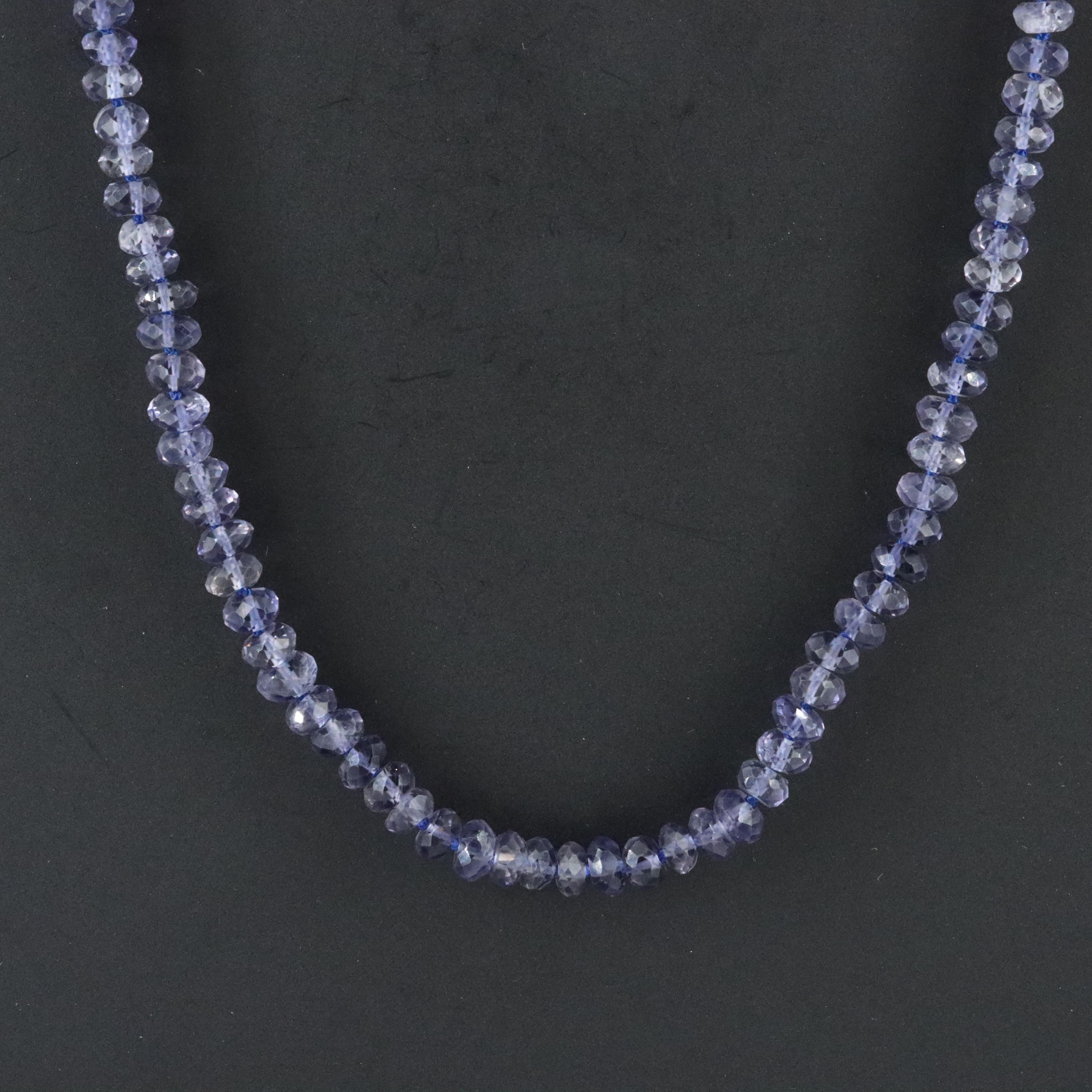 Sheryl Lowe Iolite and Sterling Necklace