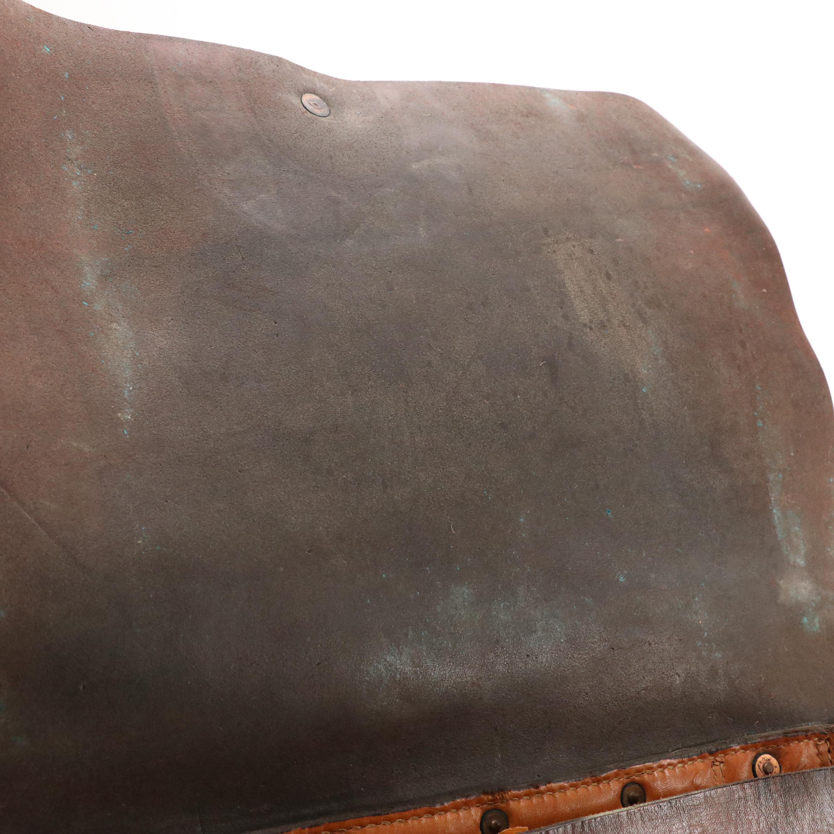 Bona Allen Inc. U.S. Mail Service Navy Division Messenger Bag in Brown Leather