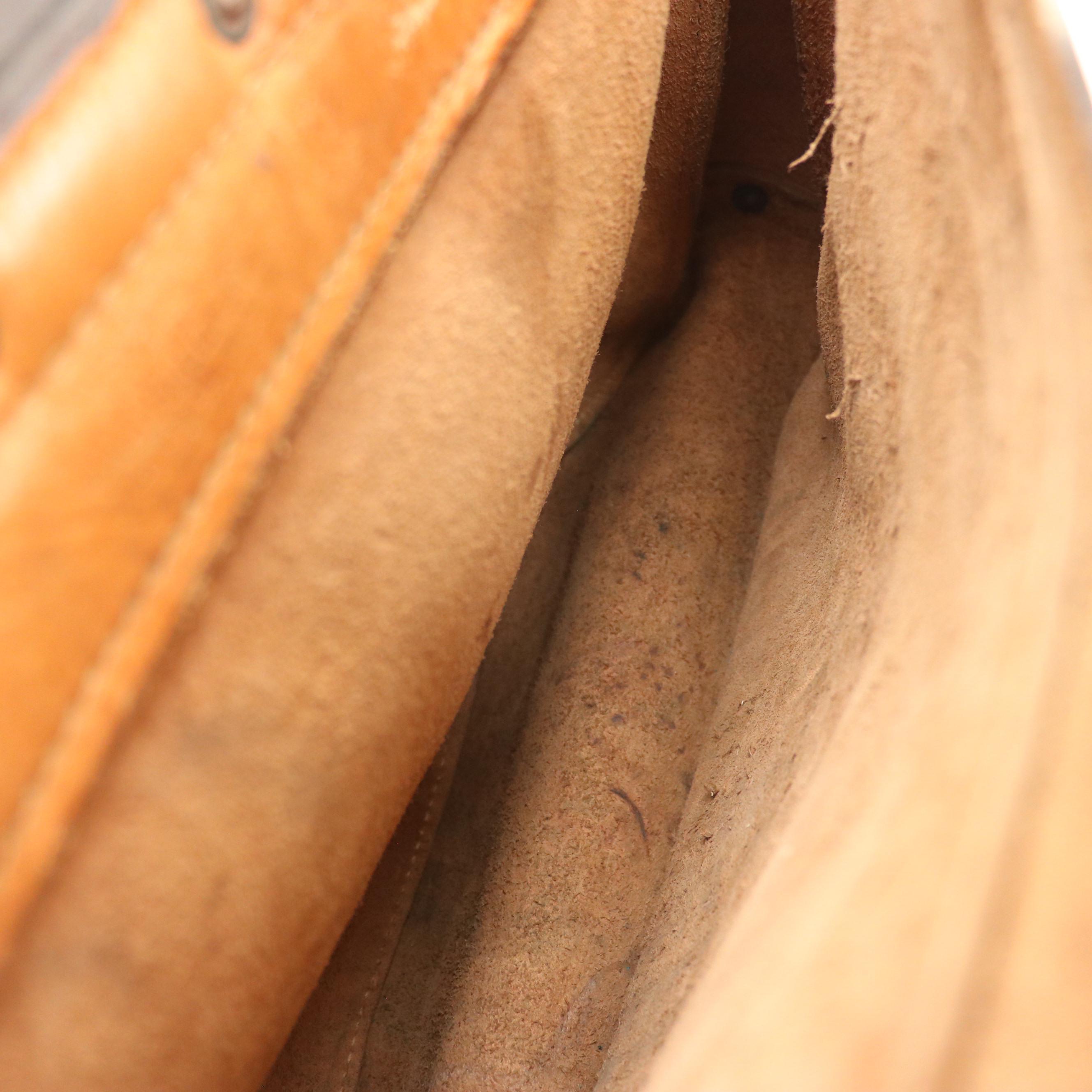 Bona Allen Inc. U.S. Mail Service Navy Division Messenger Bag in Brown Leather