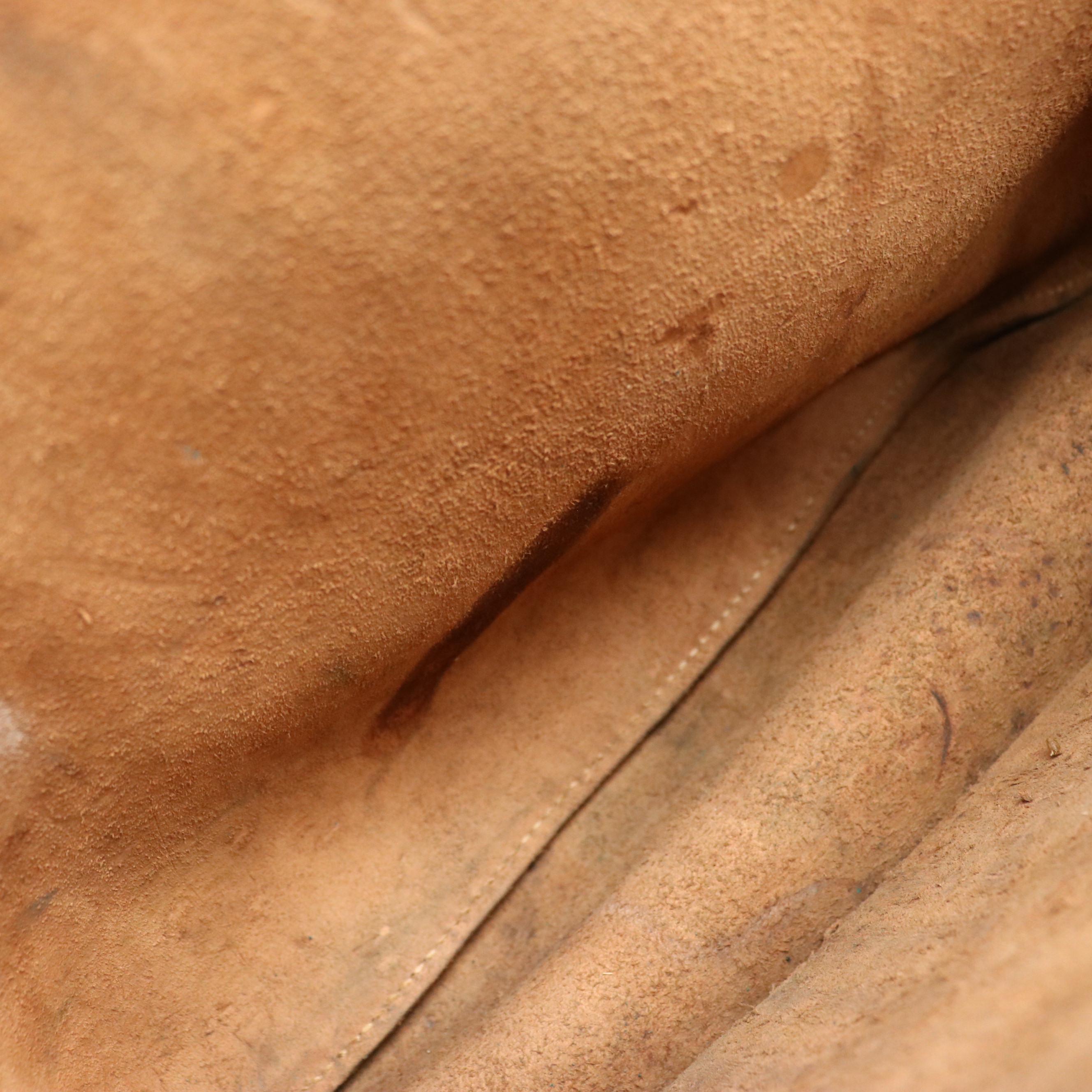 Bona Allen Inc. U.S. Mail Service Navy Division Messenger Bag in Brown Leather