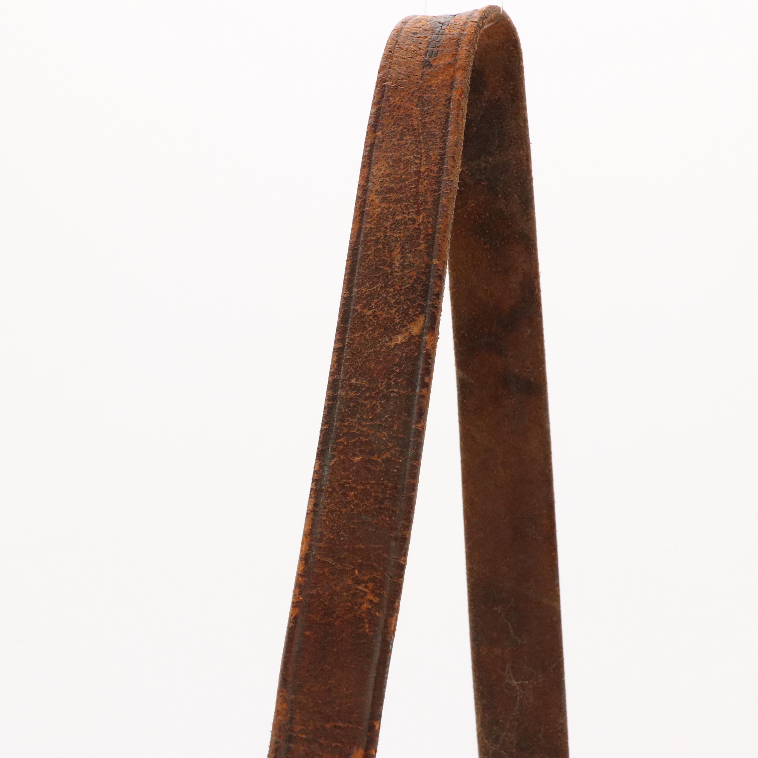 Bona Allen Inc. U.S. Mail Service Navy Division Messenger Bag in Brown Leather