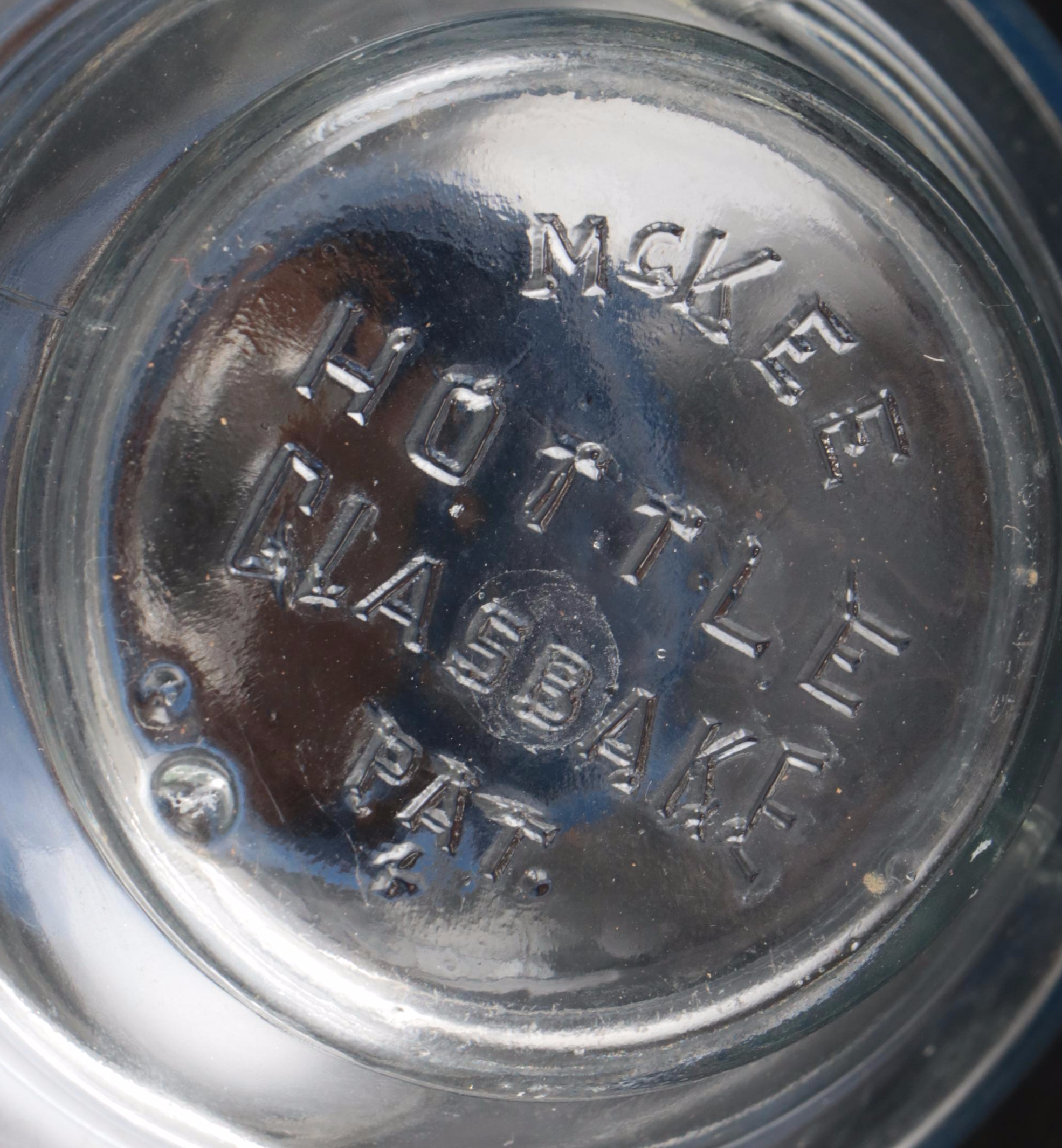 Hottle Glasbake Glass Decanters with Home Essentials Glass Shot Glasses