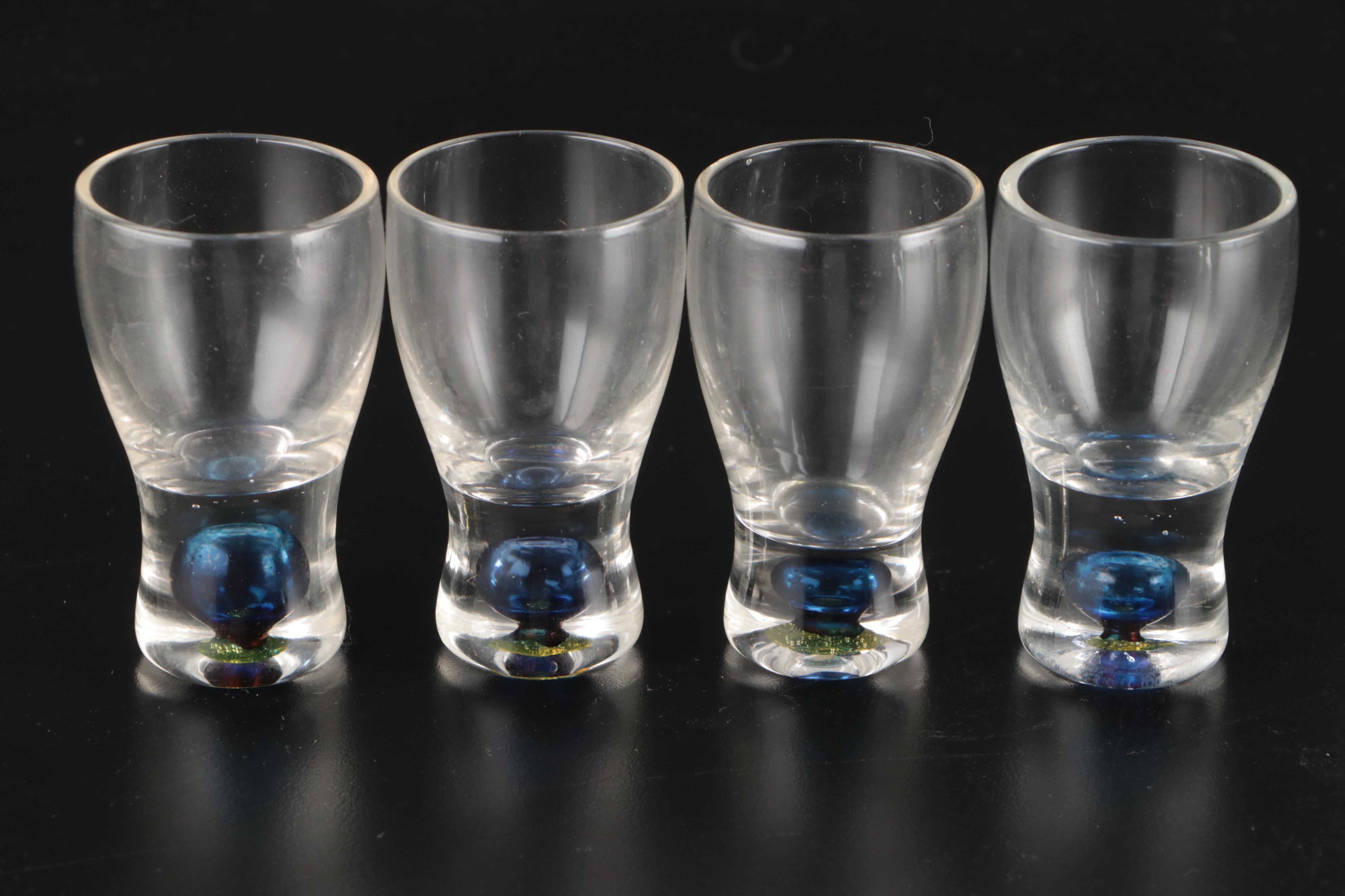 Hottle Glasbake Glass Decanters with Home Essentials Glass Shot Glasses