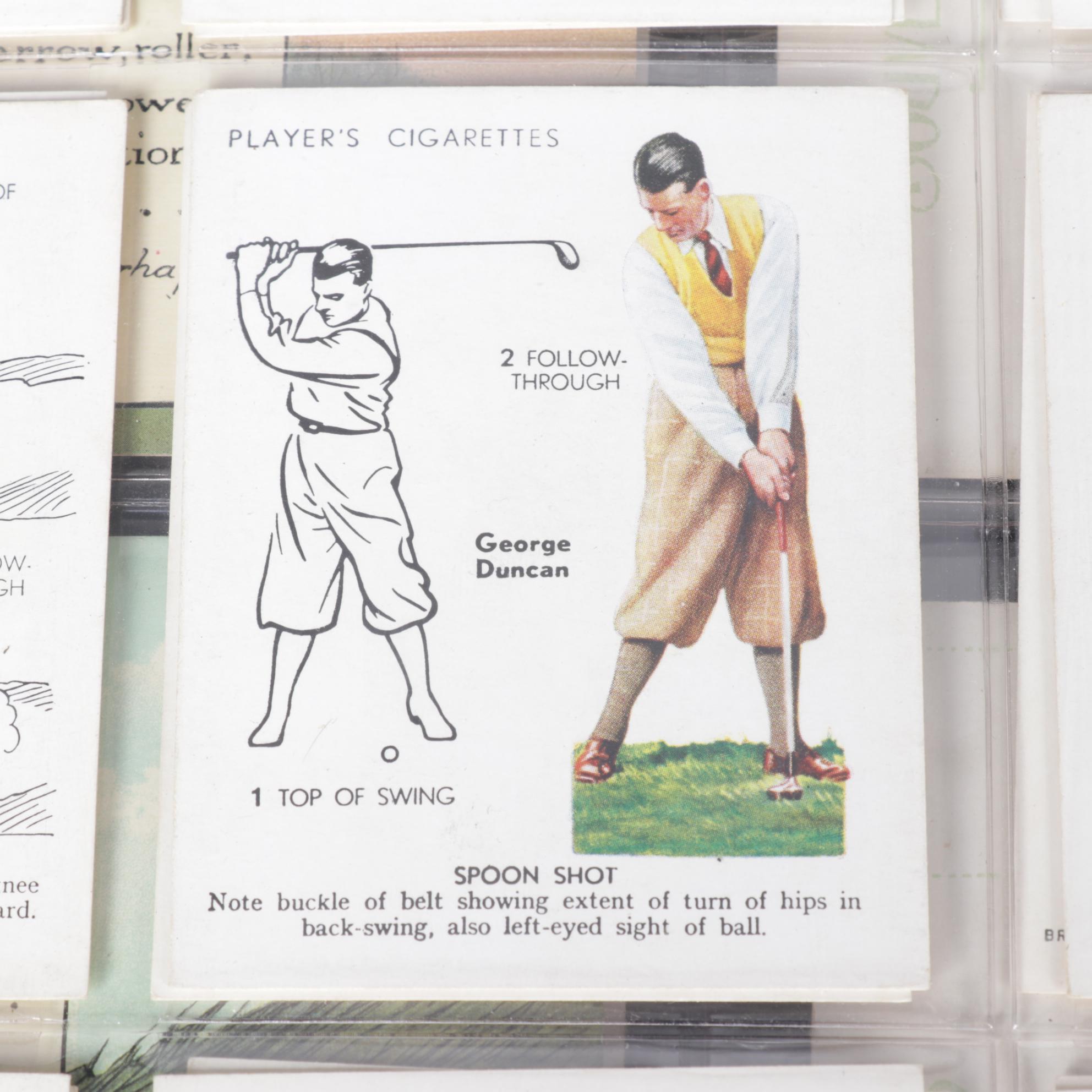John Player's 1939 Cigarette Cards & Other Golf Memorabilia
