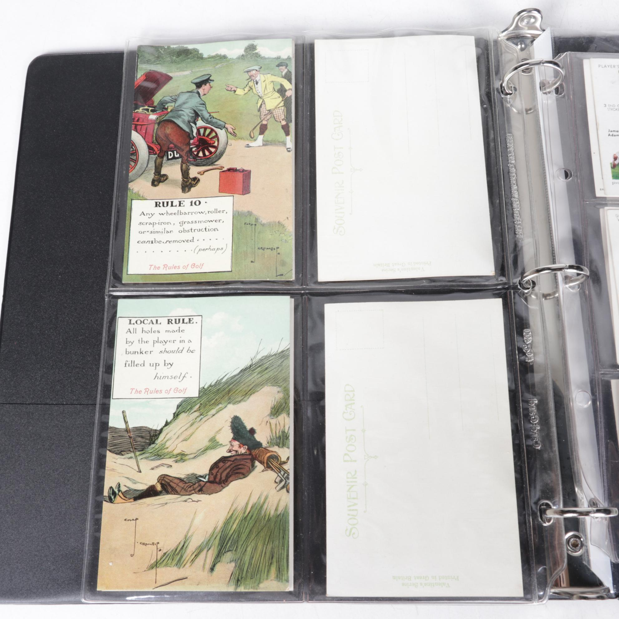 John Player's 1939 Cigarette Cards & Other Golf Memorabilia