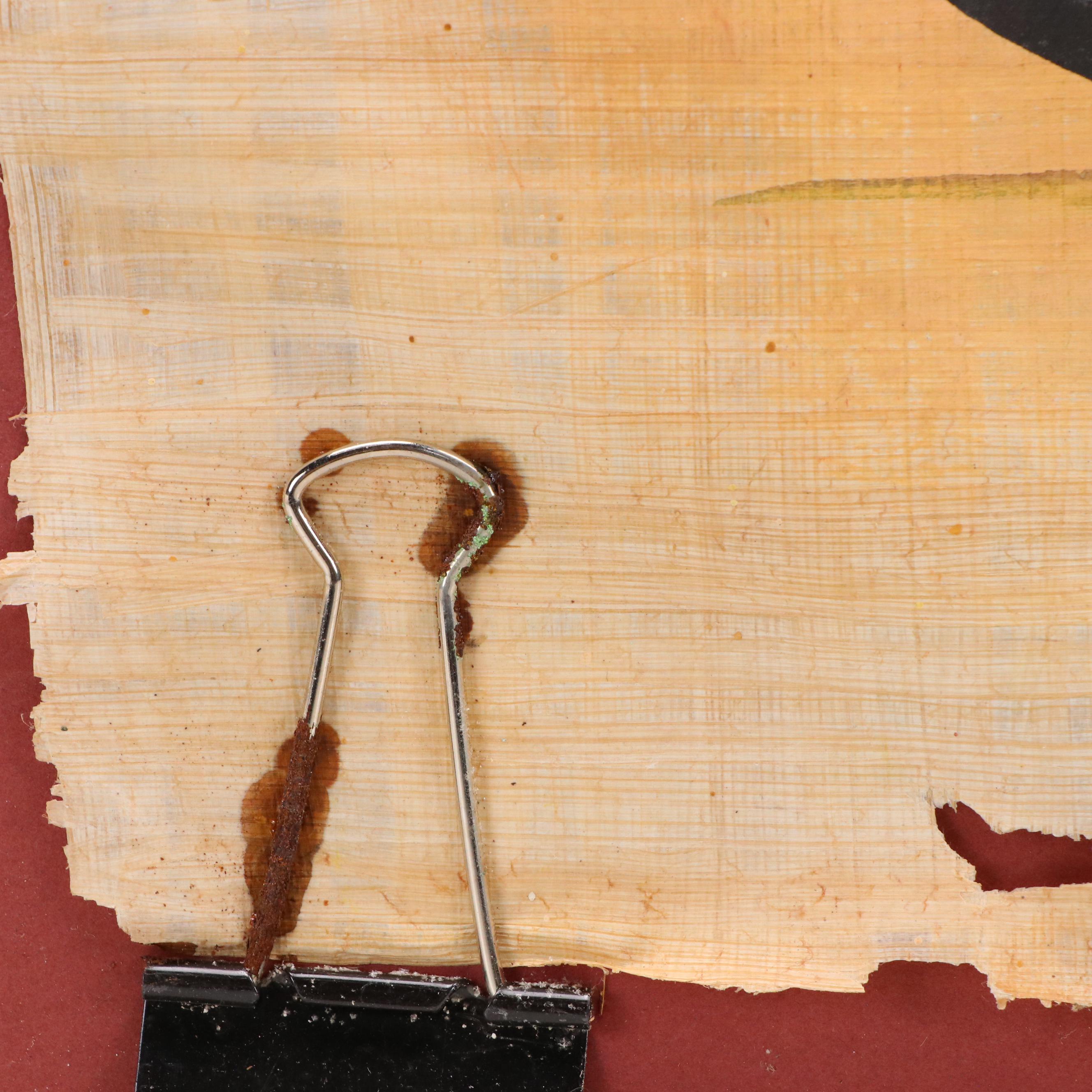 Gouache Painting of Pharaoh Thutmose III on Chariot, 21st Century