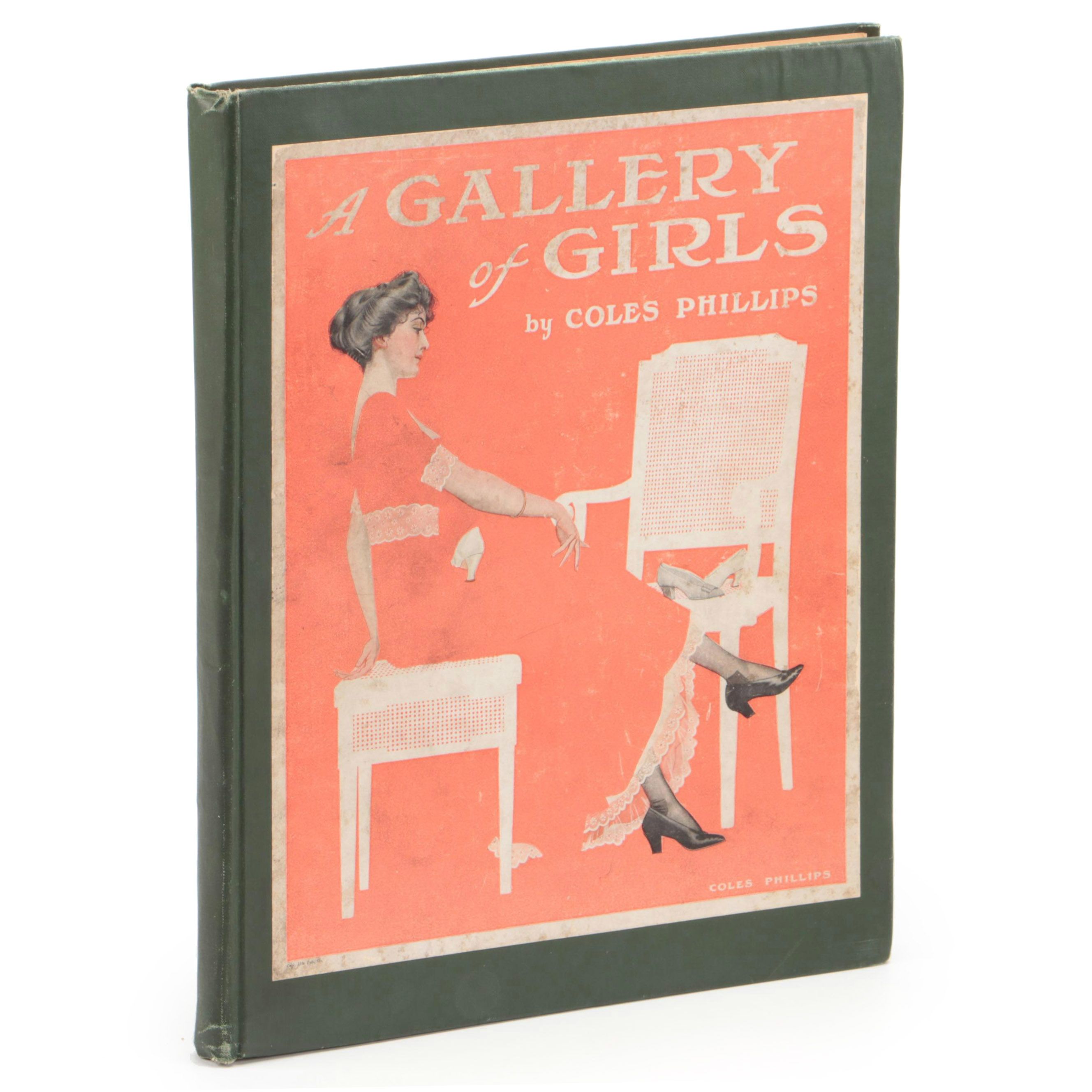 Illustrated "A Gallery of Girls" by Coles Phillips, Early 20th Century