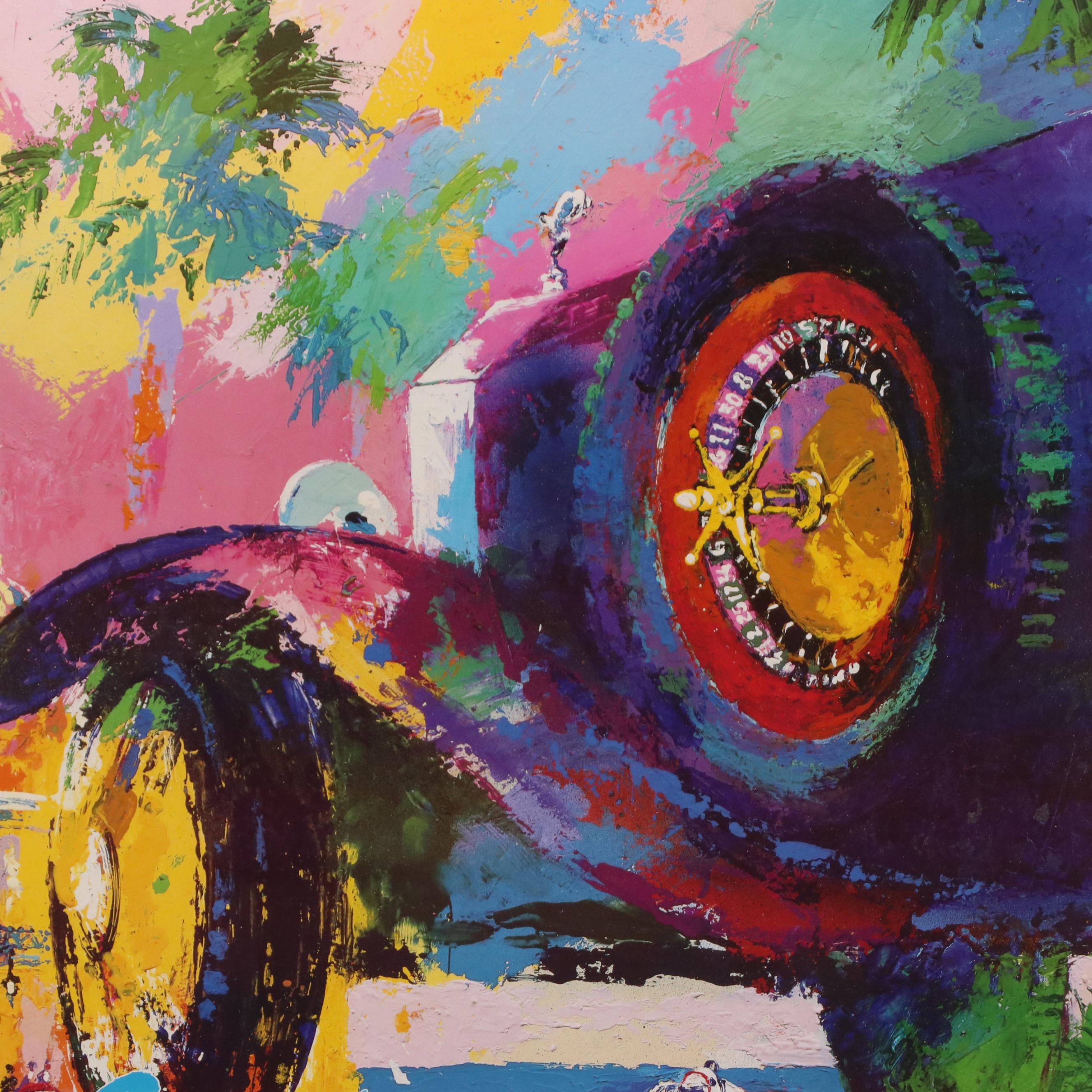 LeRoy Neiman Offset Lithograph "Monte Carlo Chase"