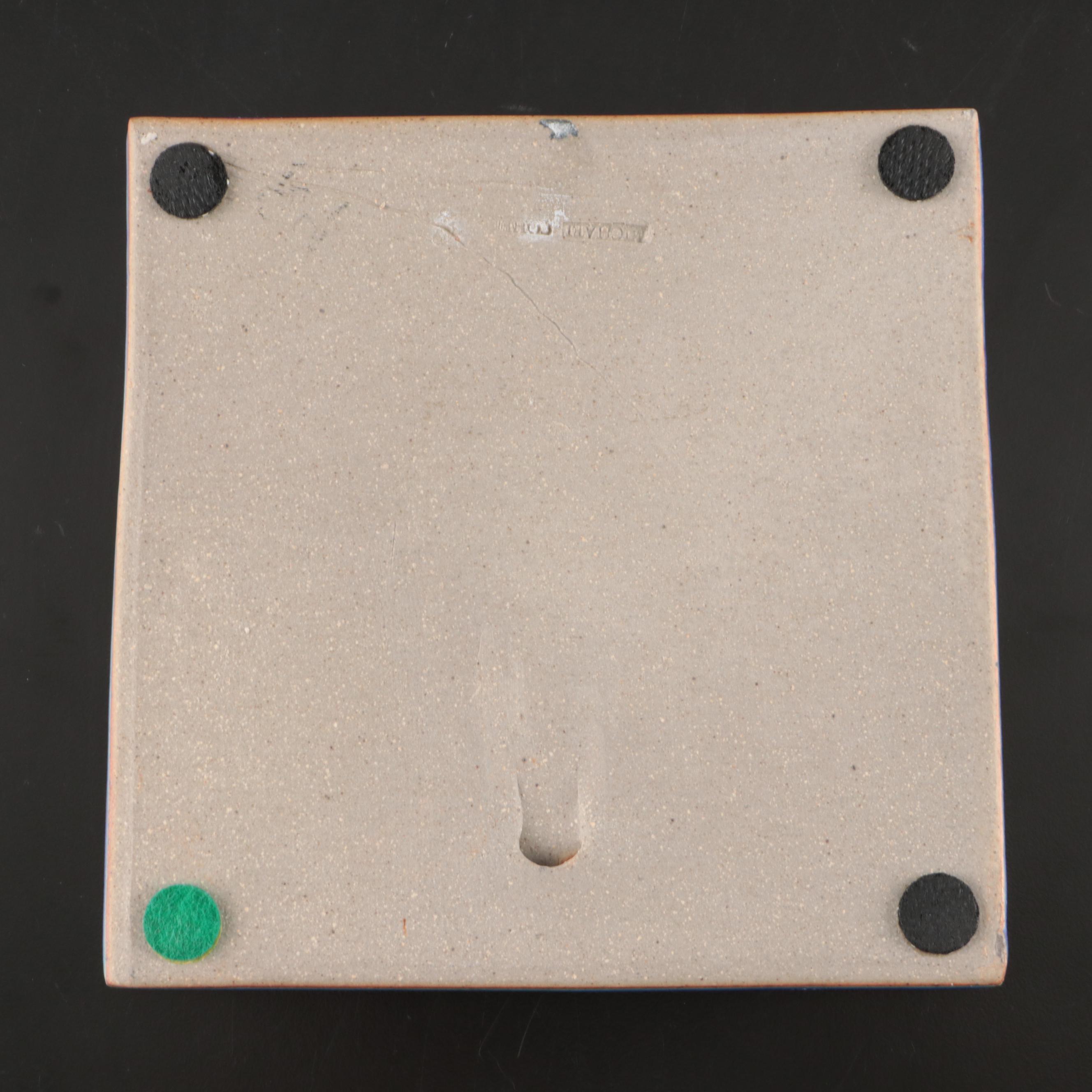 Mexican Talavera Plate with Hand-Painted Ceramic Utensil Holder and More