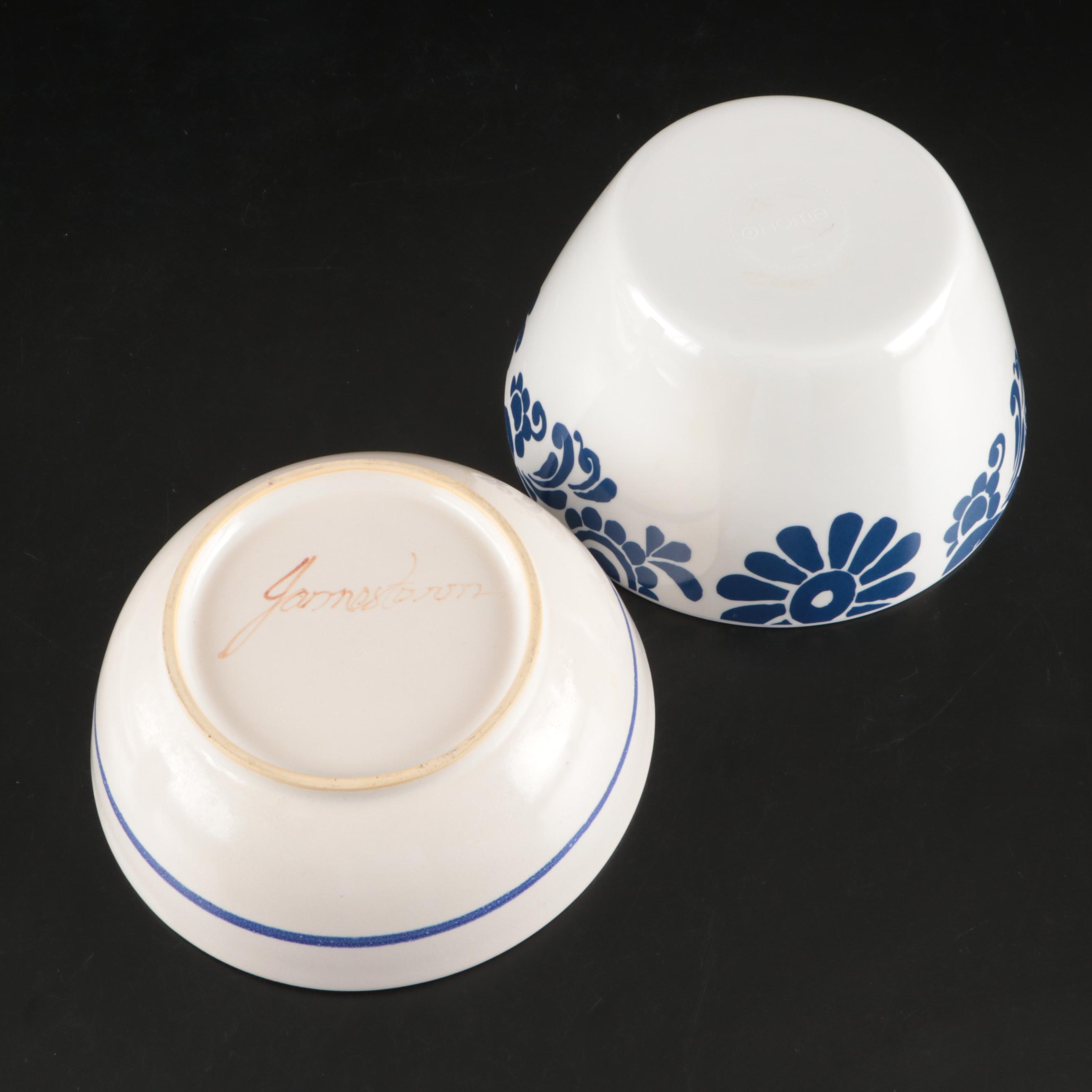 Mexican Talavera Plate with Hand-Painted Ceramic Utensil Holder and More