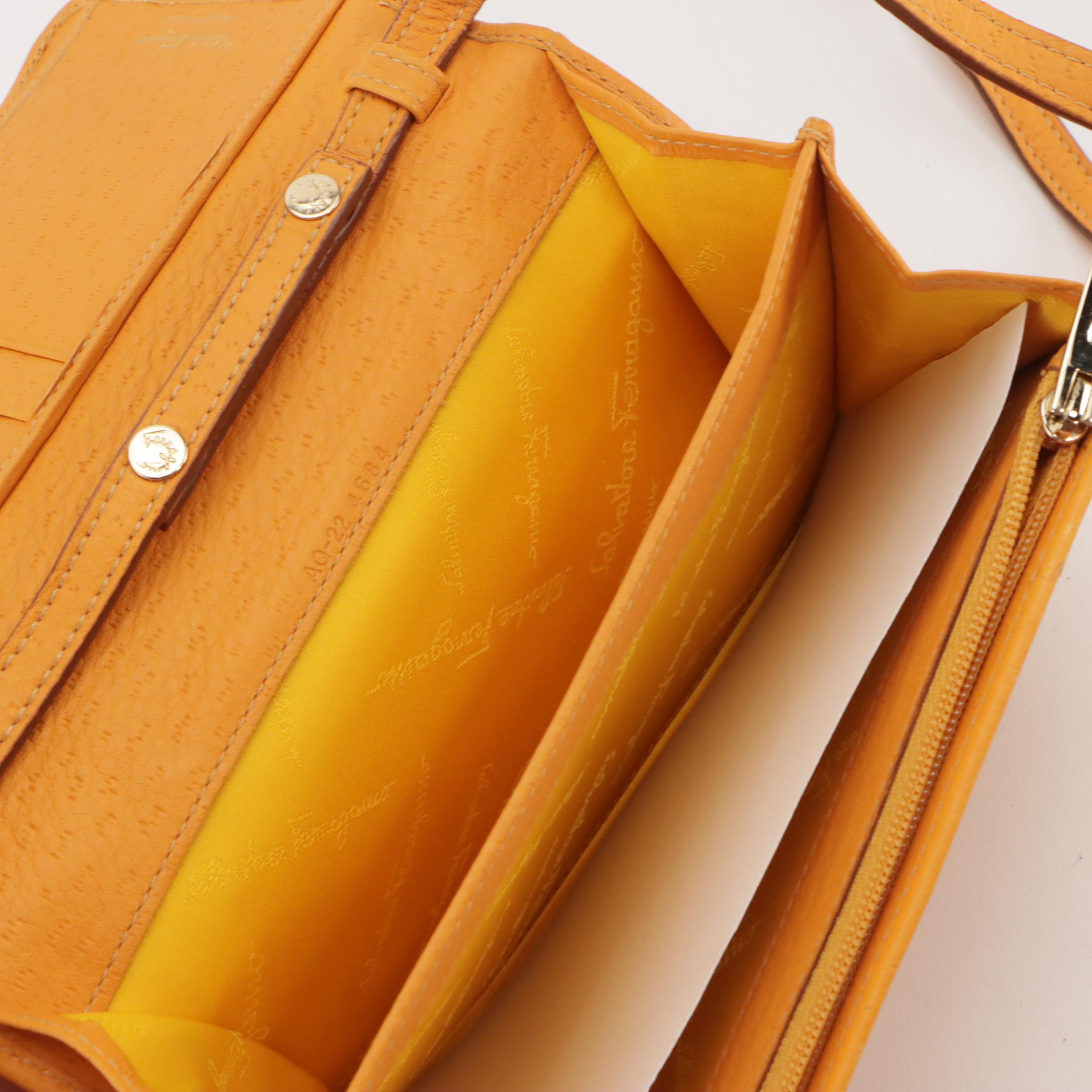 Salvatore Ferragamo Gancini Flap Crossbody Wallet and Vara Bow 2Way Evening Bags