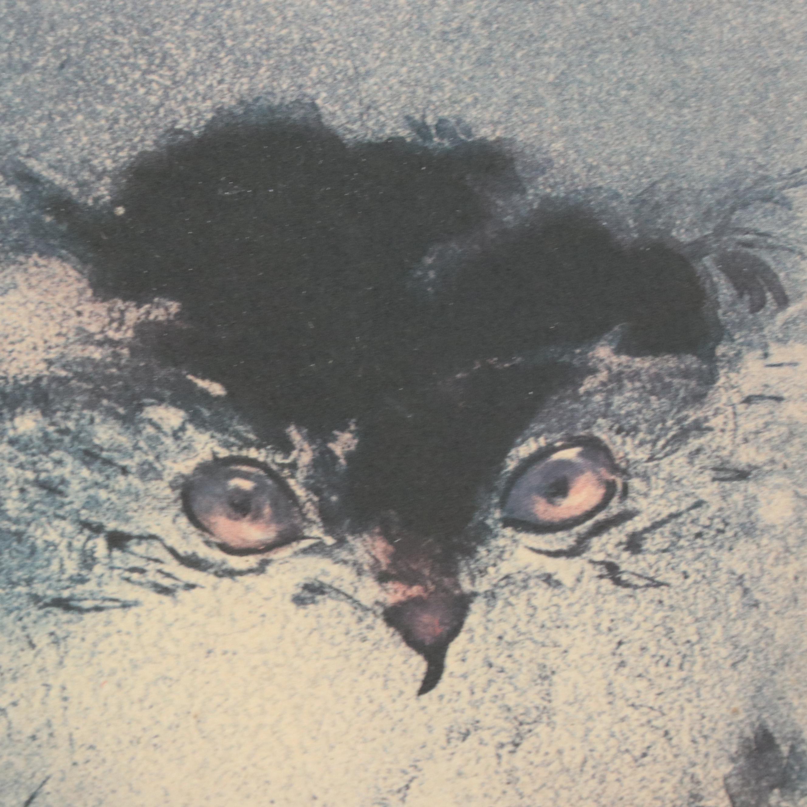 After Kaiko Moti Offset Lithograph "Owl"