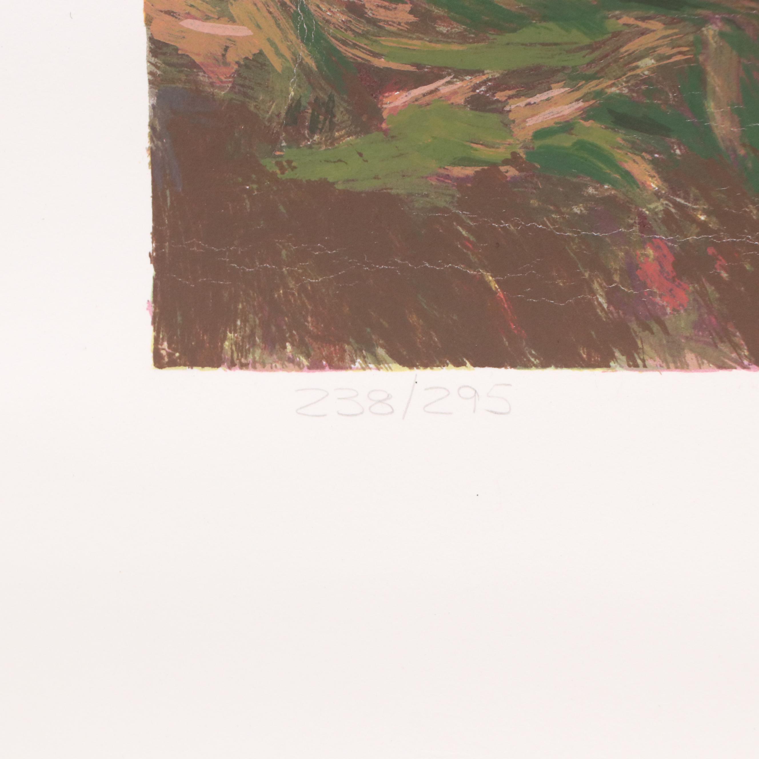 Impressionist Serigraph of Woman