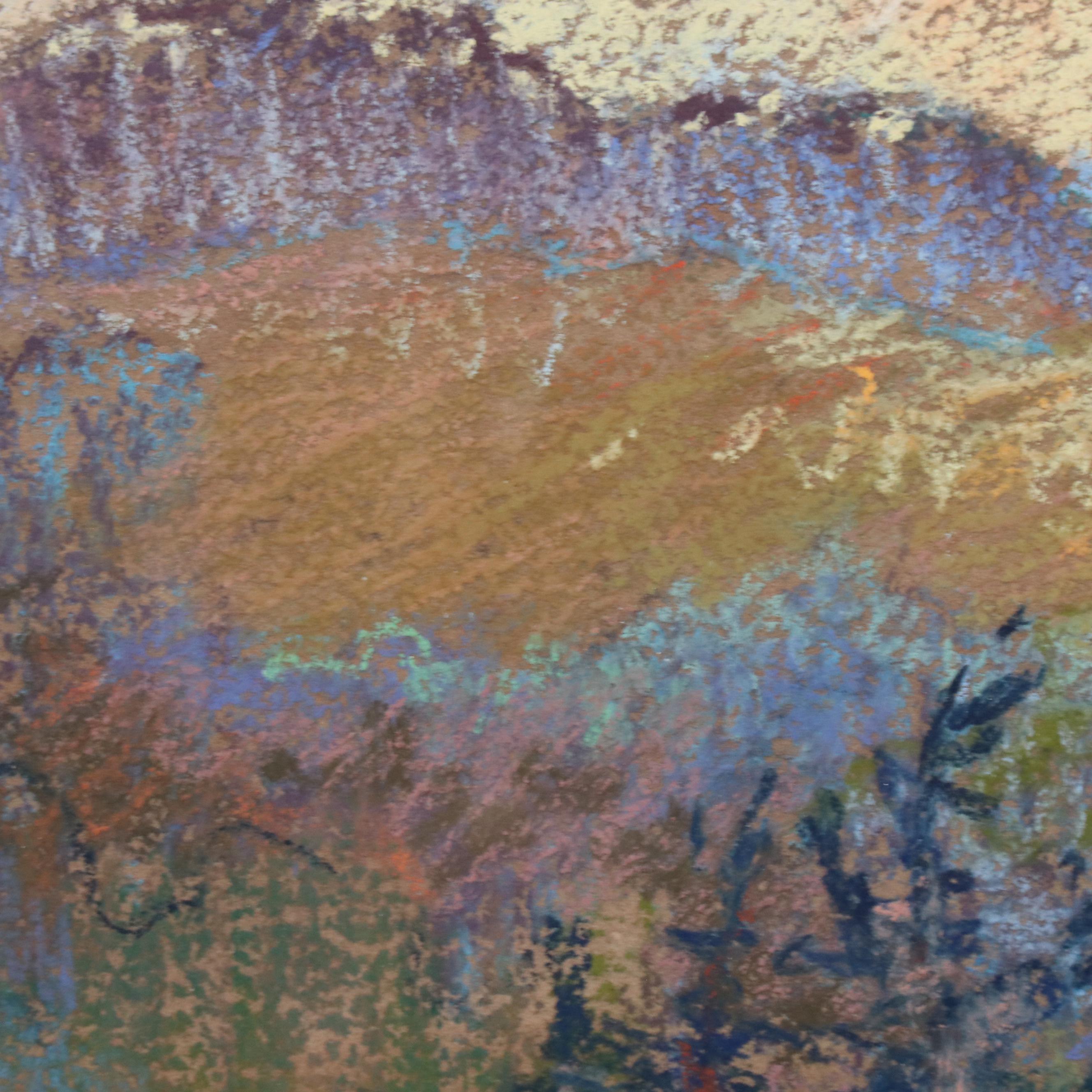 Marianna McDonald Pastel Landscape Drawing "Piney Woods," 1986