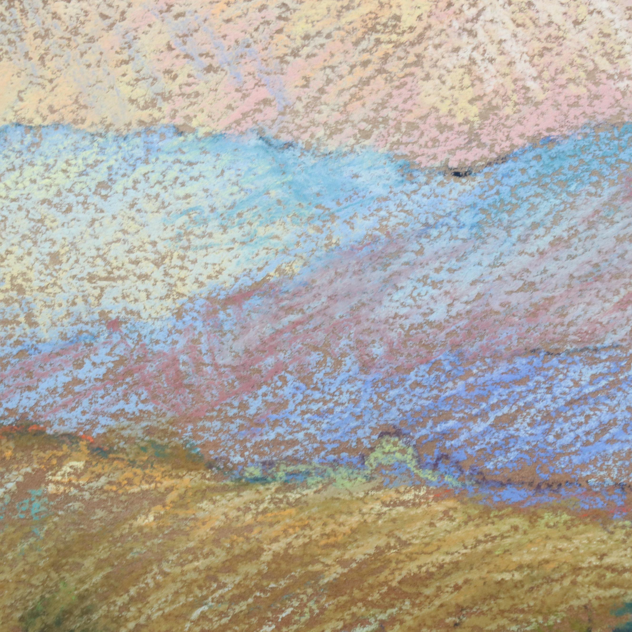 Marianna McDonald Pastel Landscape Drawing "Piney Woods," 1986