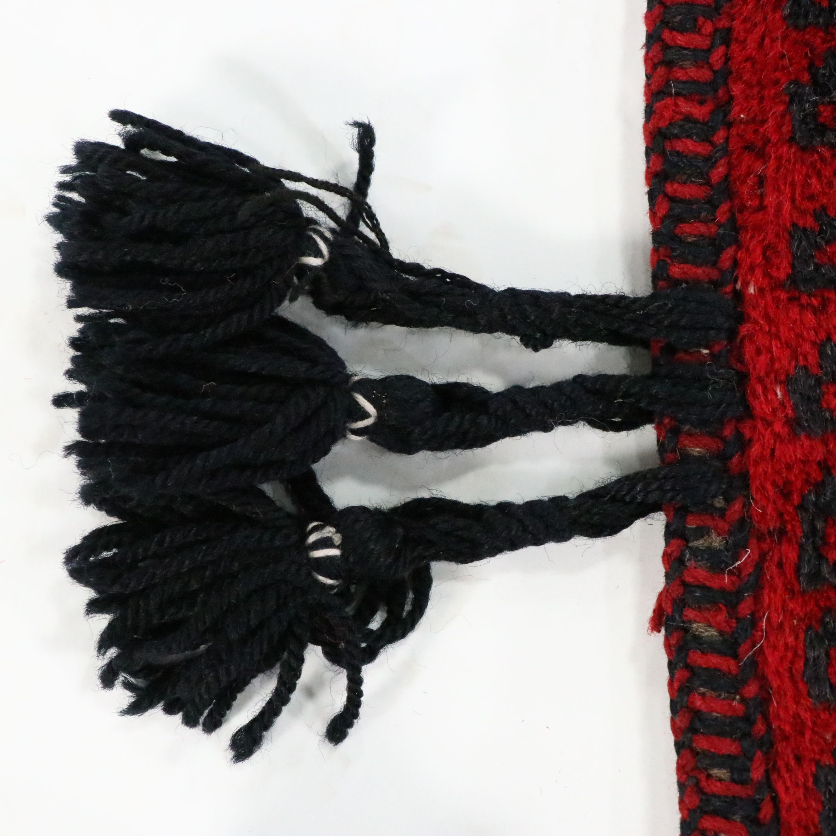 2'7 x 4'2 Hand-Knotted Afghan Baluch Balisht Bag Cushion Cover