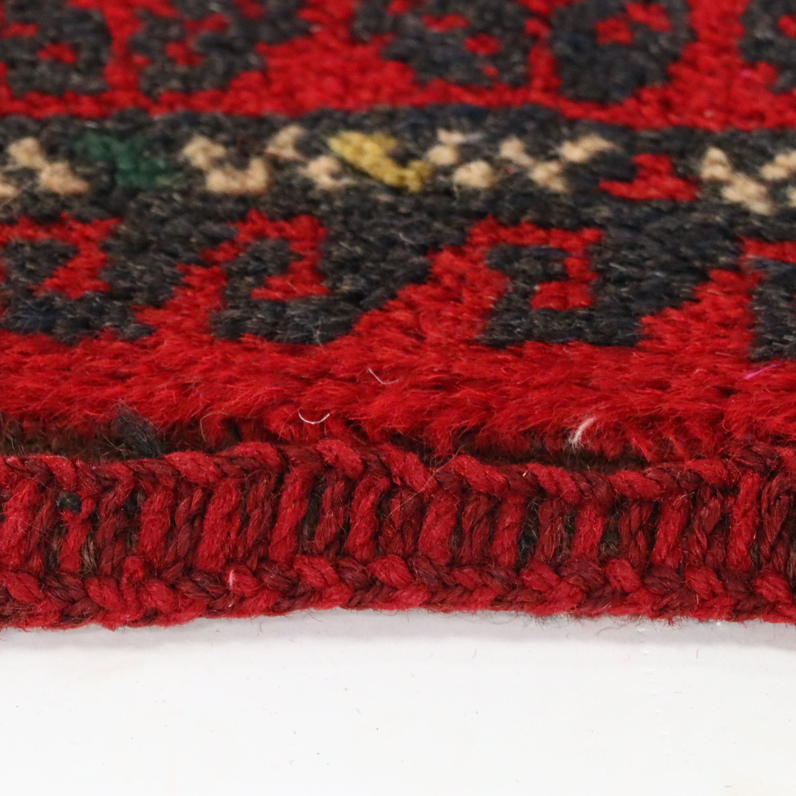 2'7 x 4'2 Hand-Knotted Afghan Baluch Balisht Bag Cushion Cover