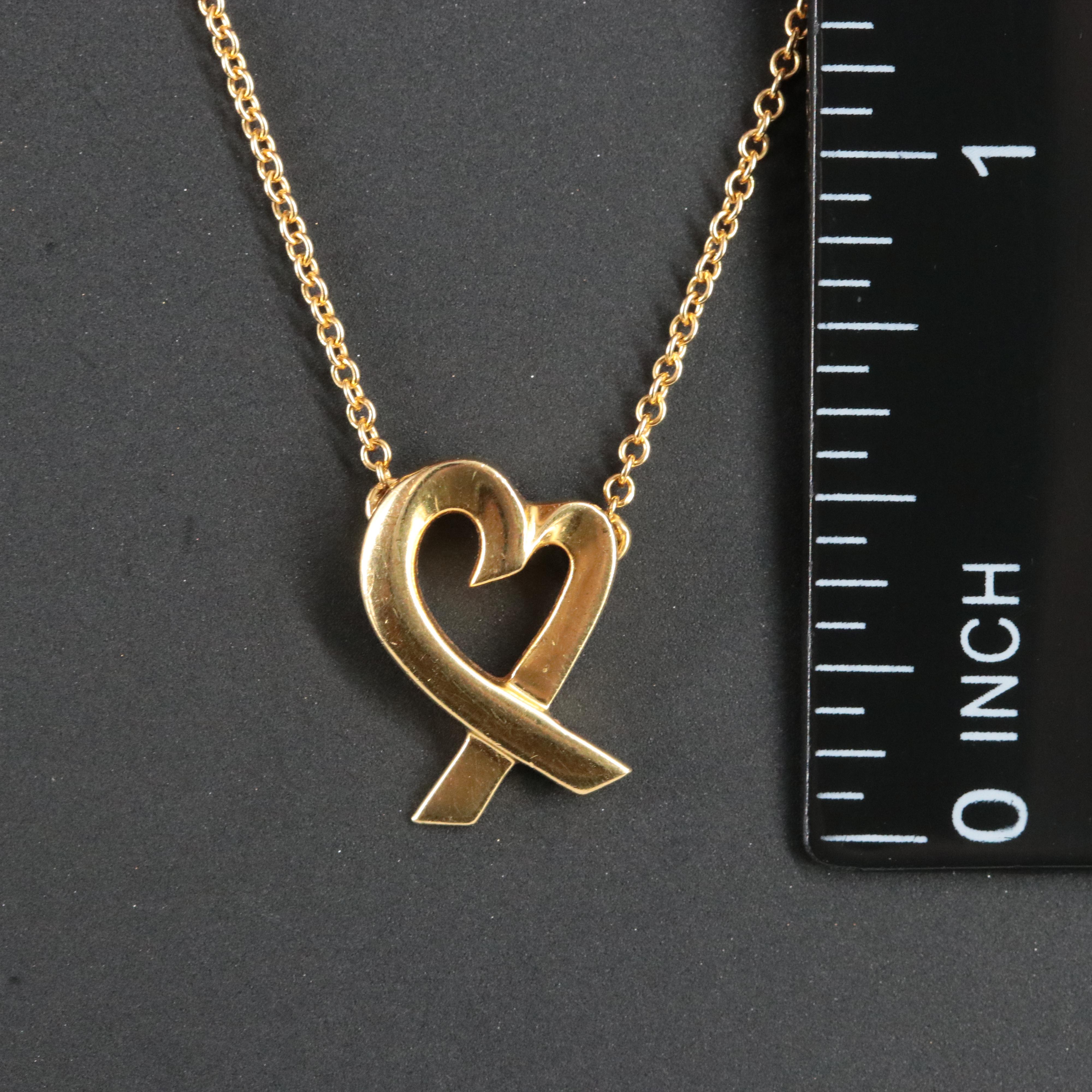 Paloma Picasso for Tiffany & Co. 18K Loving Heart Necklace