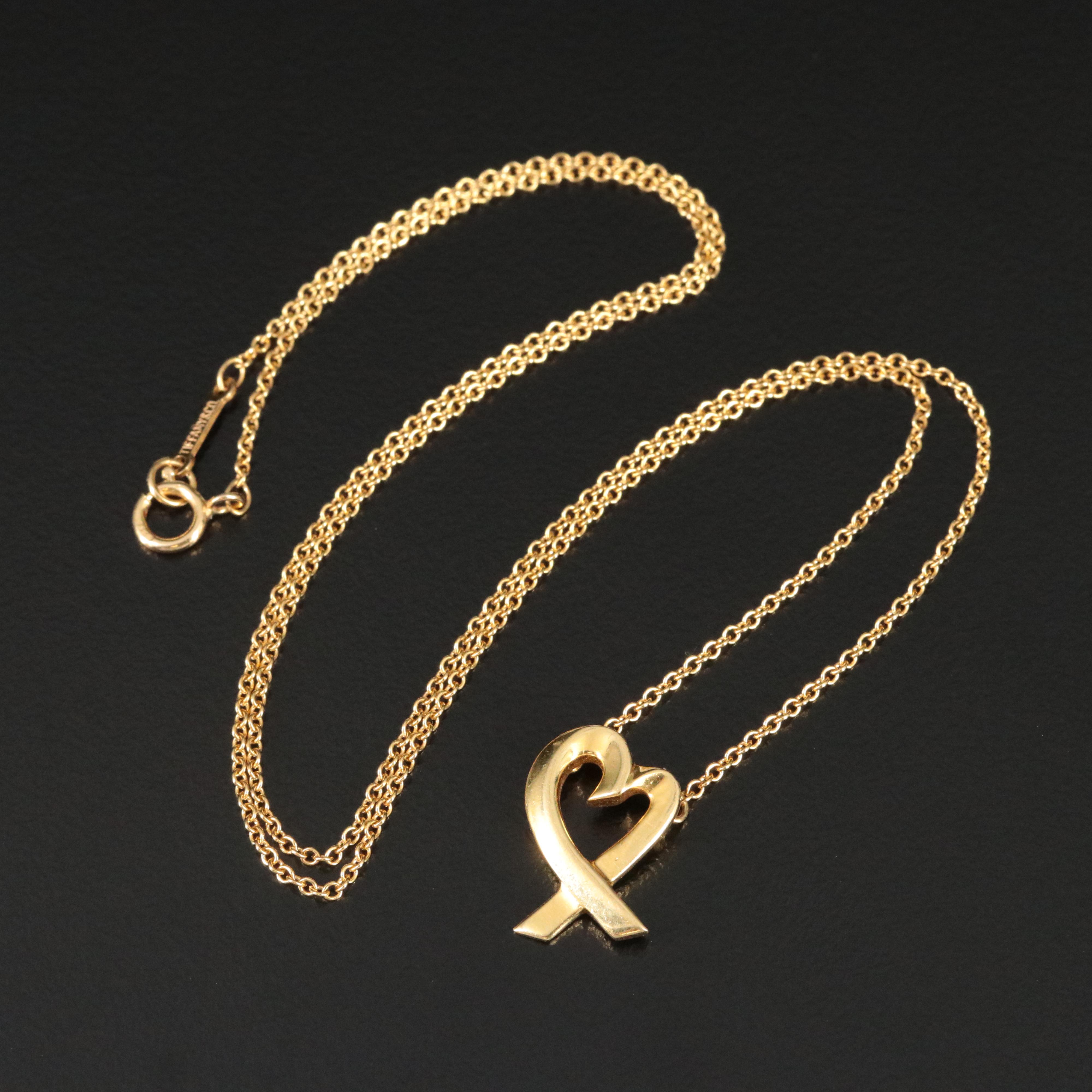 Paloma Picasso for Tiffany & Co. 18K Loving Heart Necklace