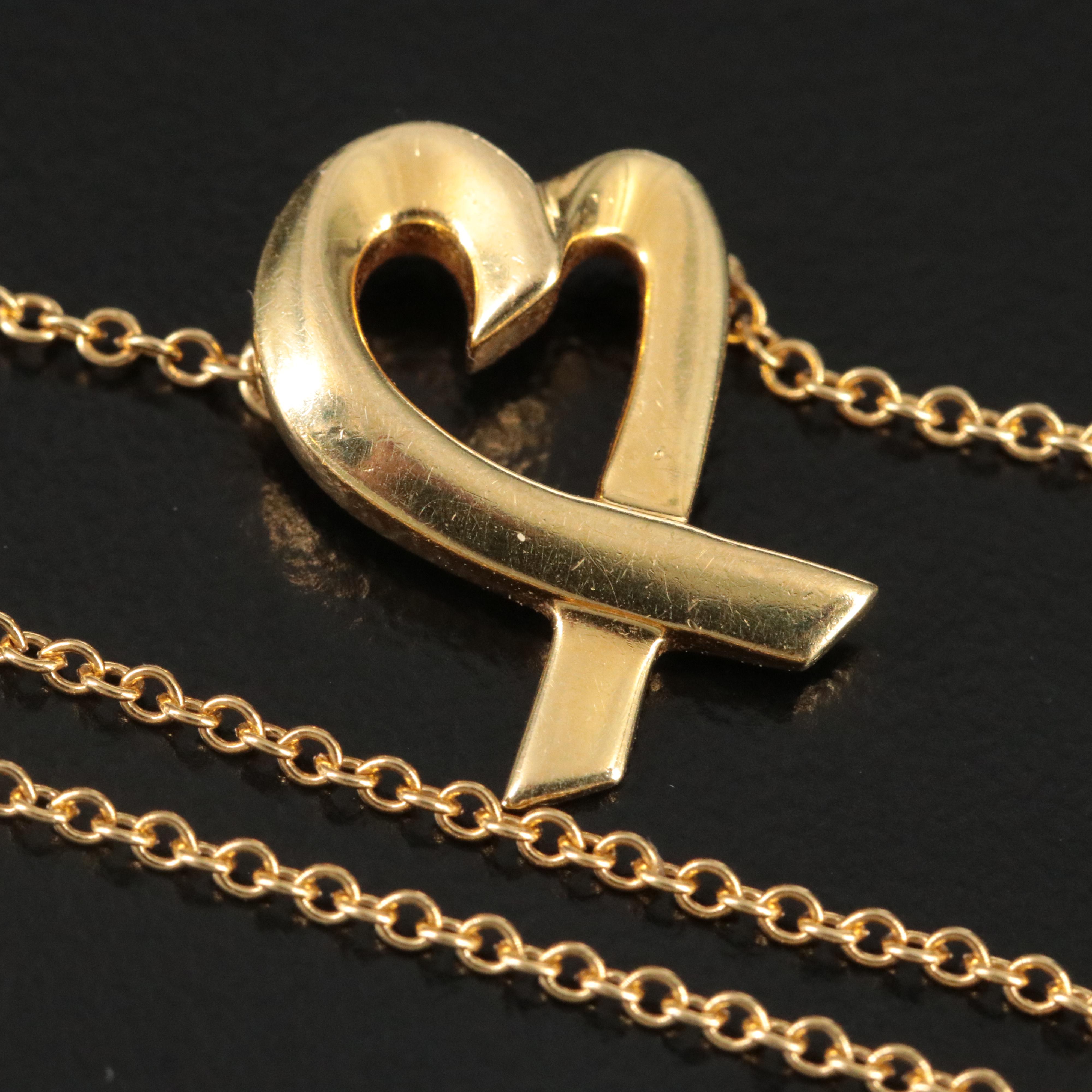 Paloma Picasso for Tiffany & Co. 18K Loving Heart Necklace