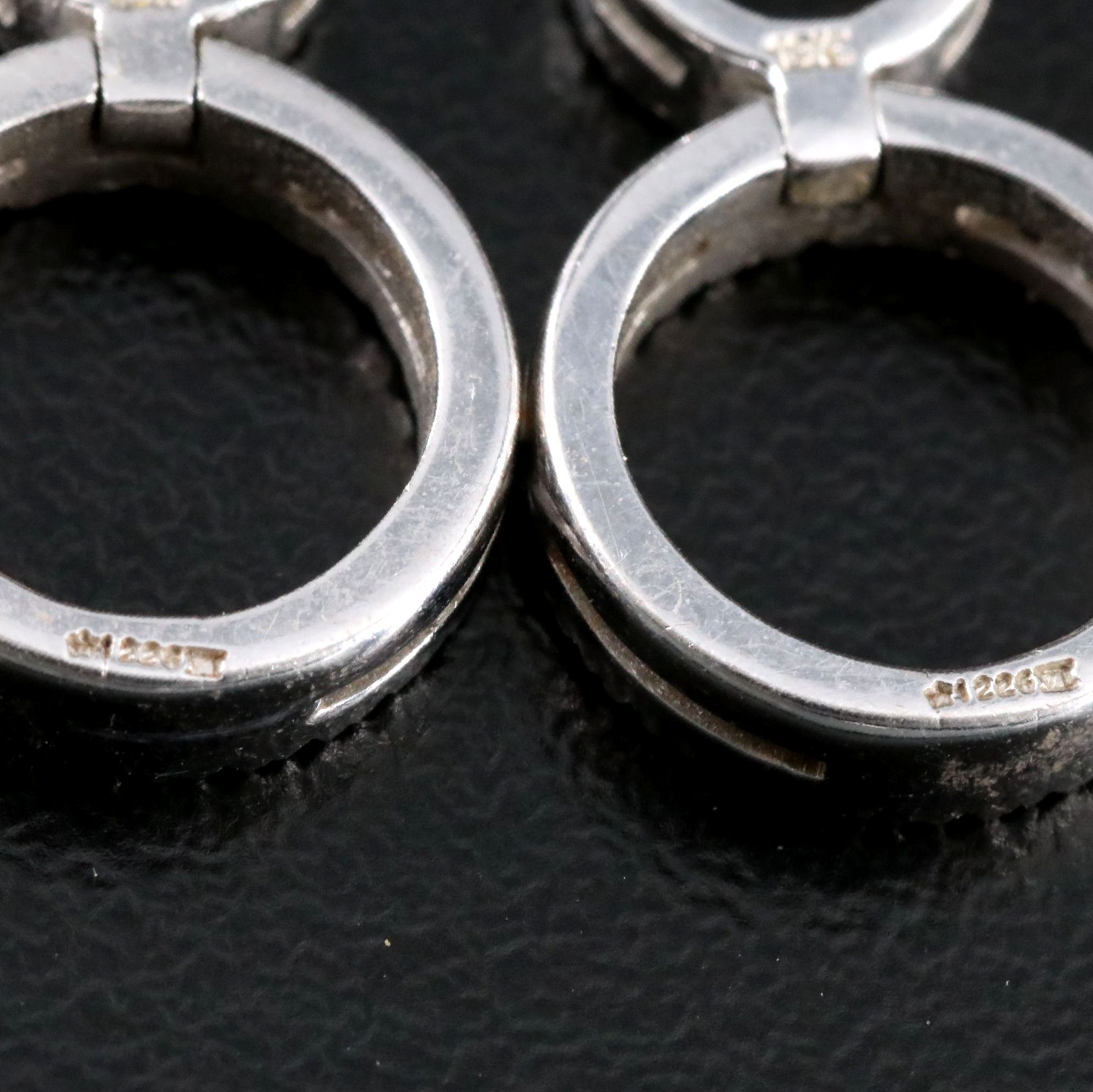 Roberto Coin 18K  0.96 CTW Diamond Circles Drop Earrings