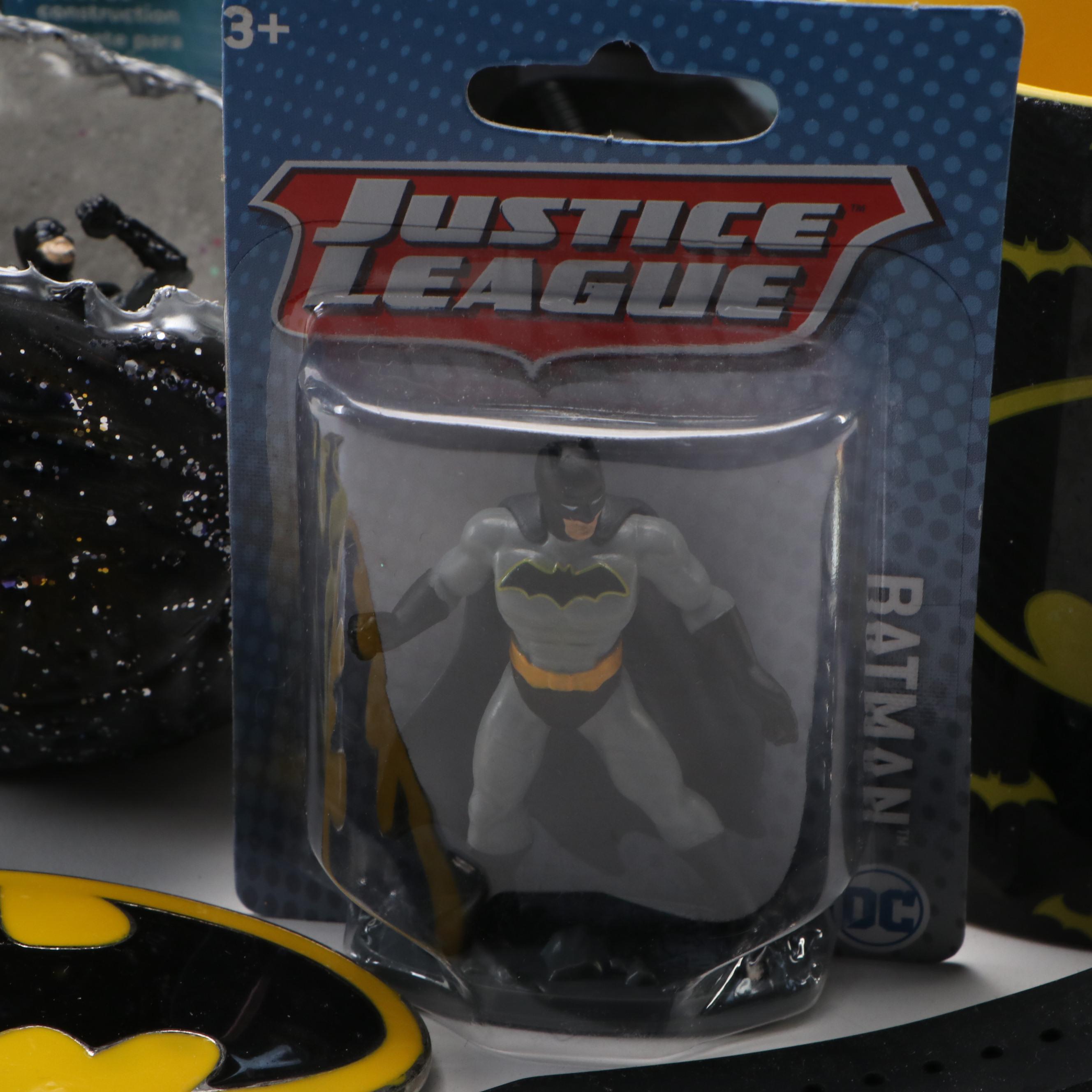 Batman Memorabilia and Merchandise Featuring Ball Cap, Postal Stamps, and More