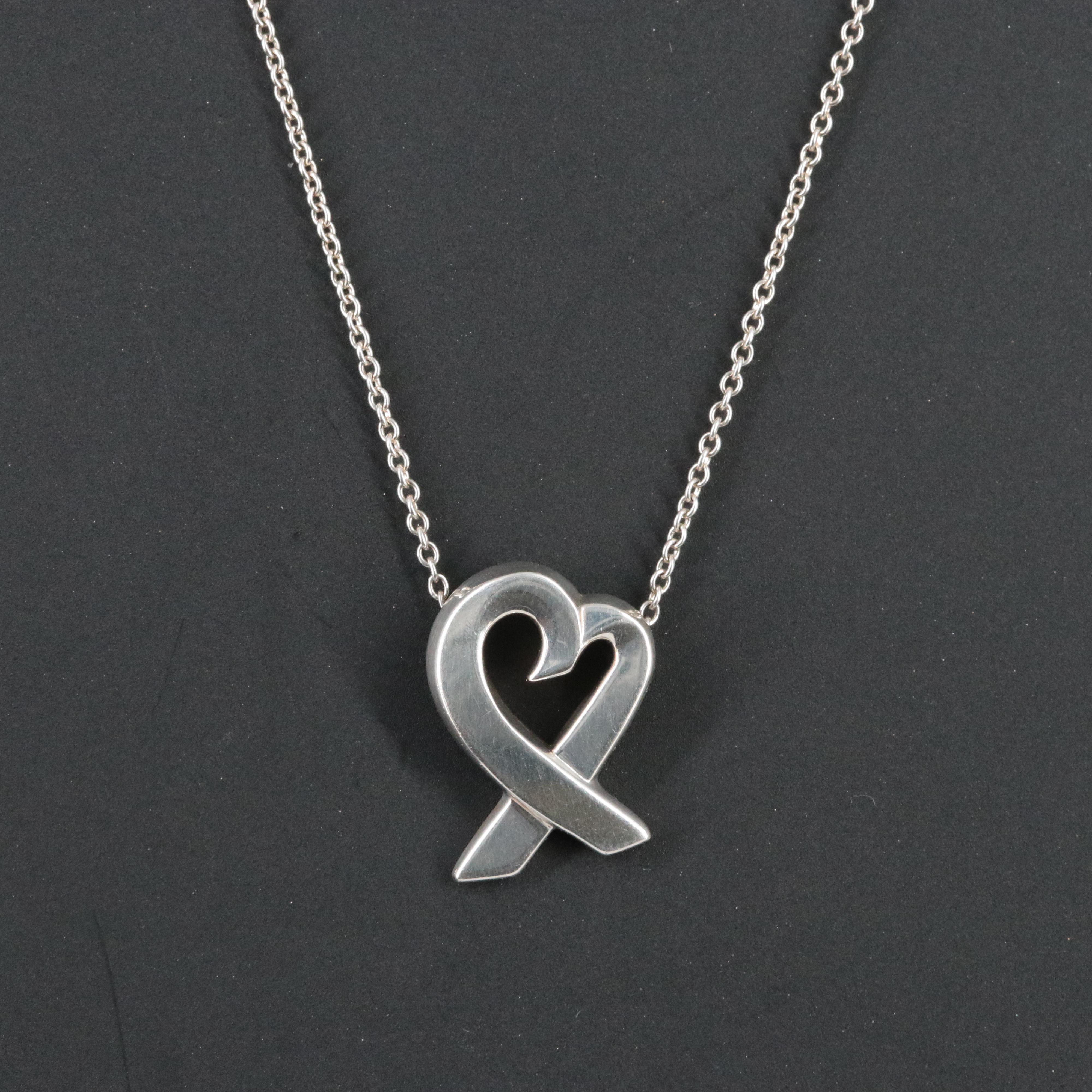 Paloma Picasso for Tiffany & Co. Sterling Loving Heart Necklace