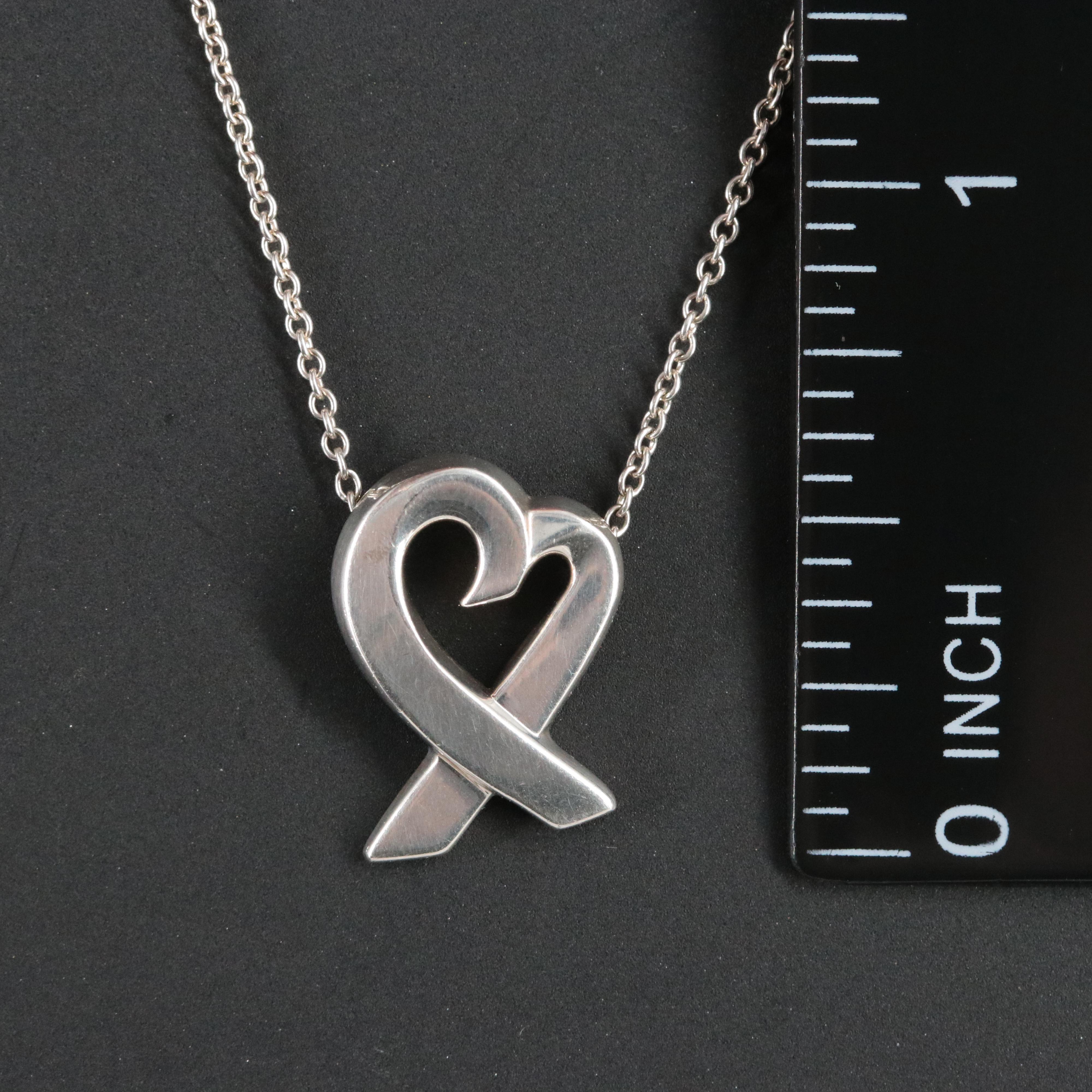 Paloma Picasso for Tiffany & Co. Sterling Loving Heart Necklace