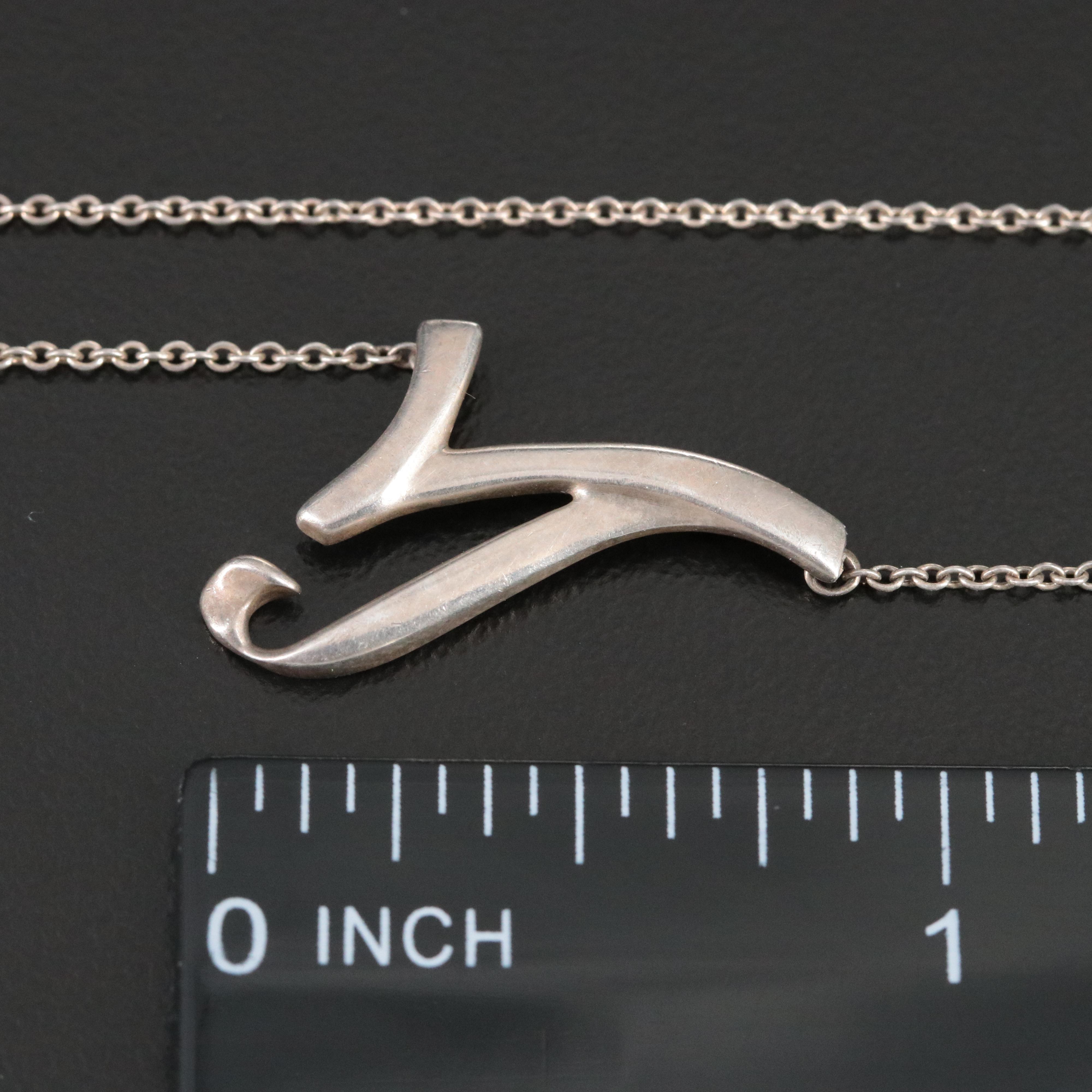 Paloma Picasso for Tiffany & Co. Sterling Capricorn Zodiac Necklace