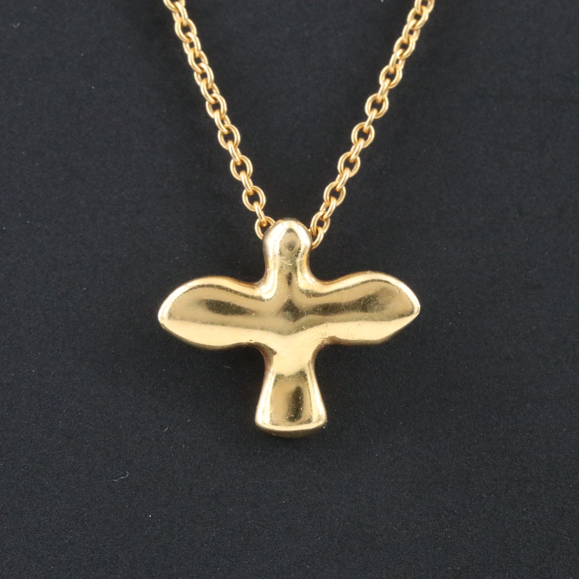 Elsa Peretti for Tiffany & Co. 18K Dove Necklace