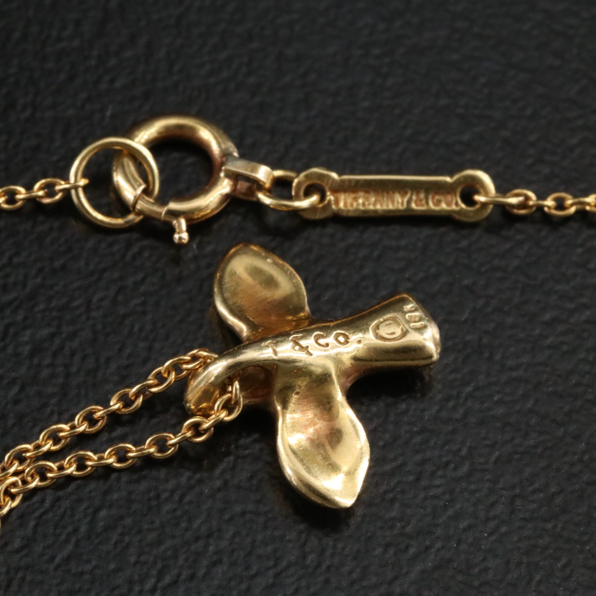 Elsa Peretti for Tiffany & Co. 18K Dove Necklace