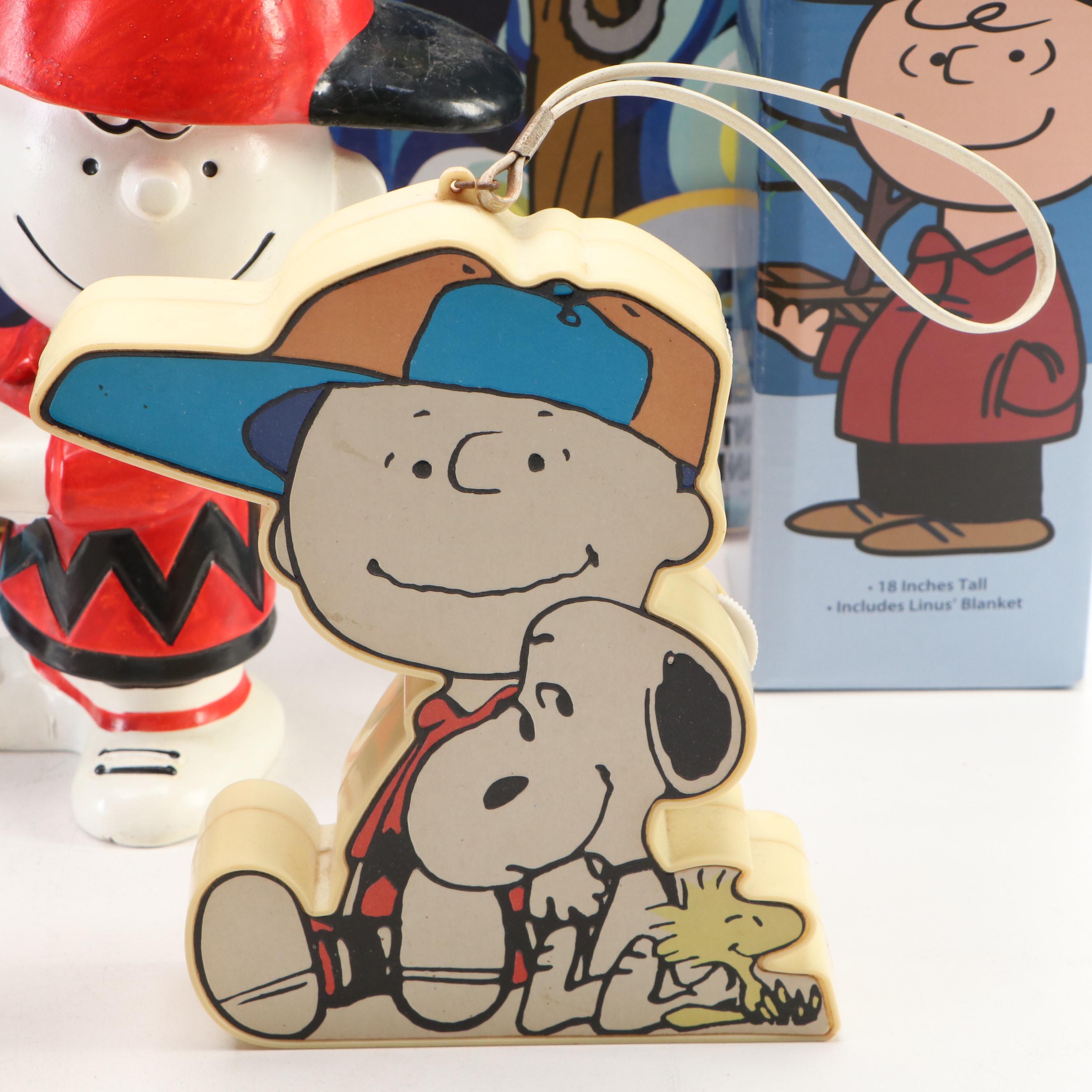 United Snoopy Composite Dog House Bank and Other Peanuts Merchandise