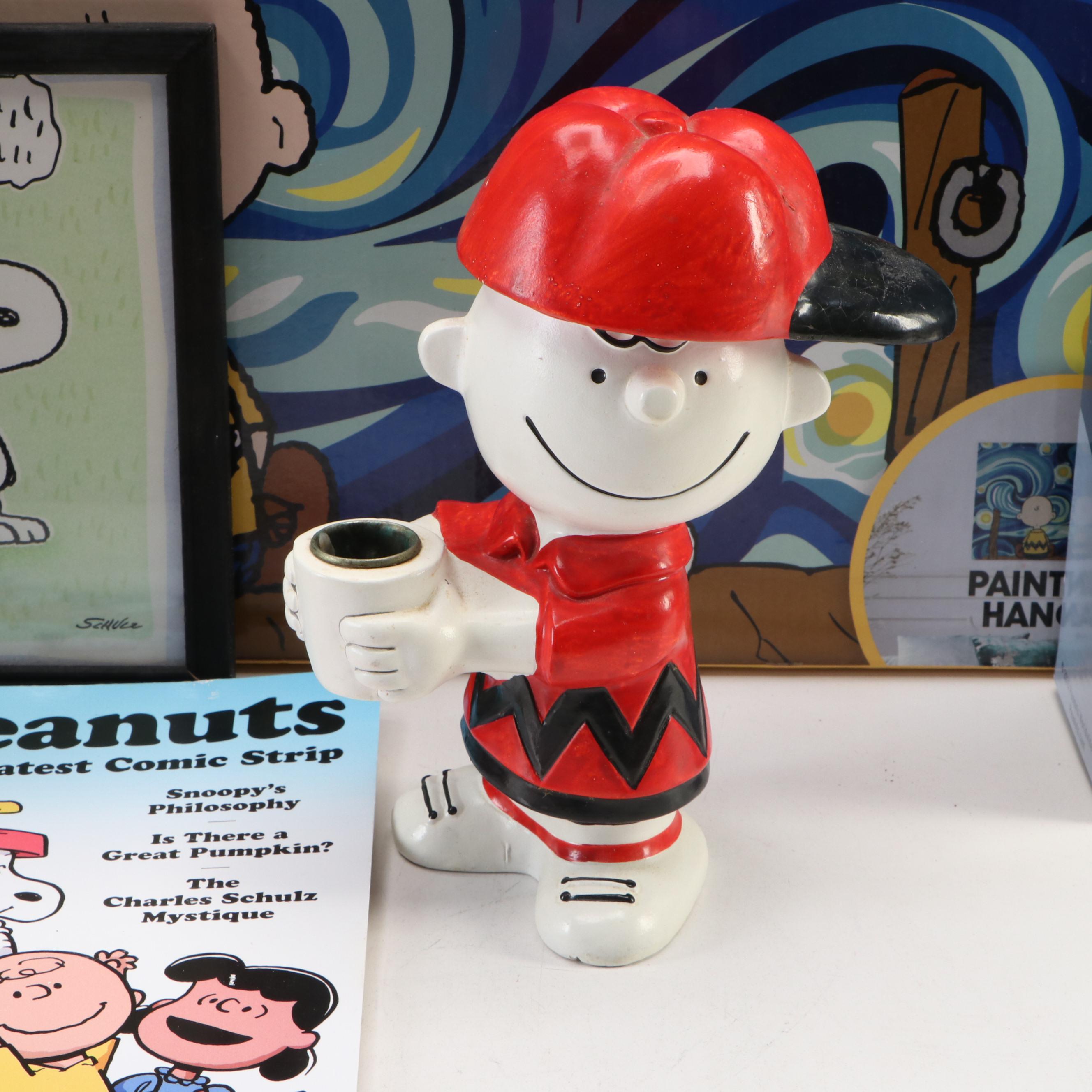 United Snoopy Composite Dog House Bank and Other Peanuts Merchandise