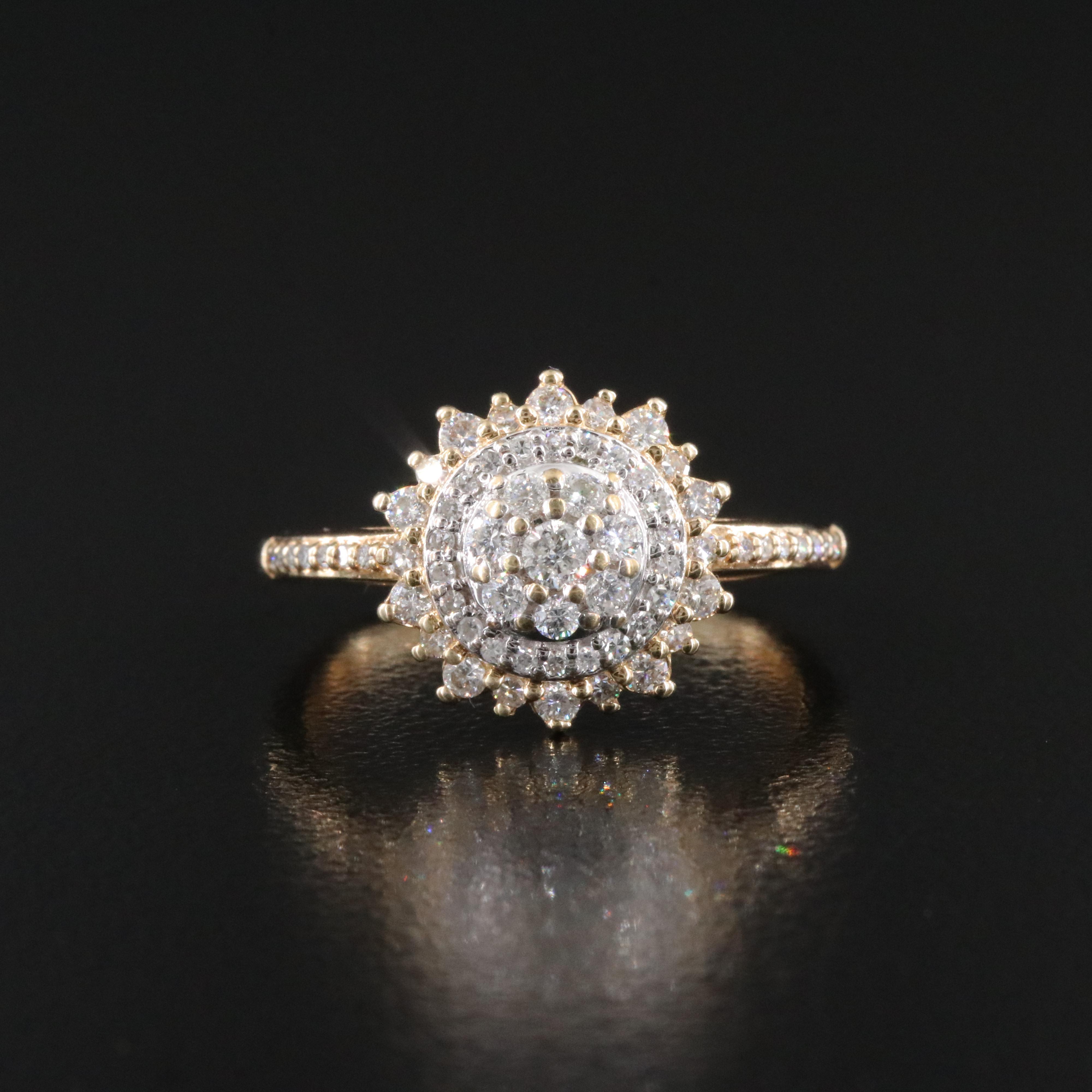 10K 0.50 CTW Diamond Ring