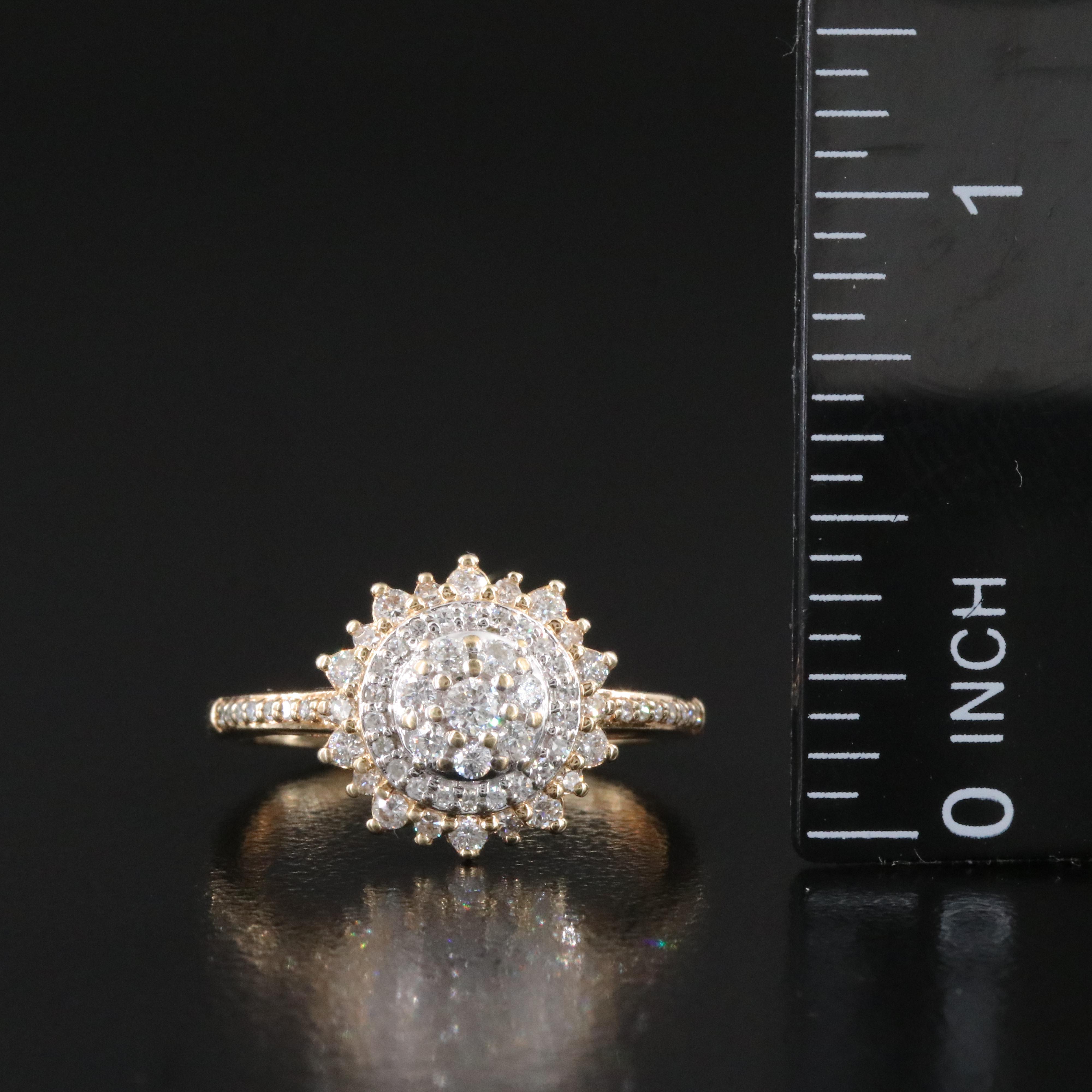 10K 0.50 CTW Diamond Ring