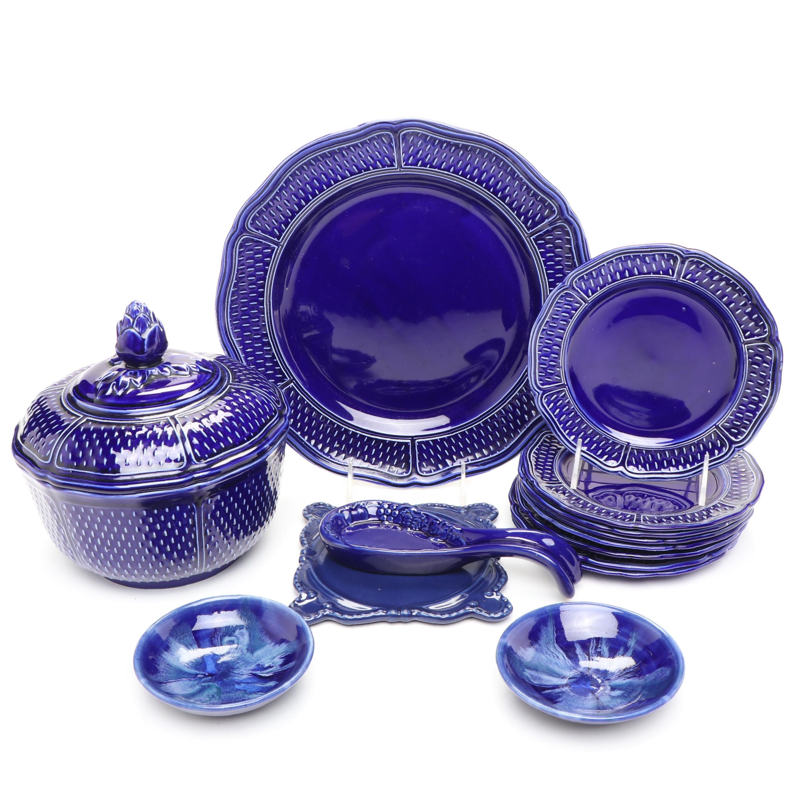 Bon Vivant Ceramic Dinner Plate, Lidded Bowl, Salad Plates and More